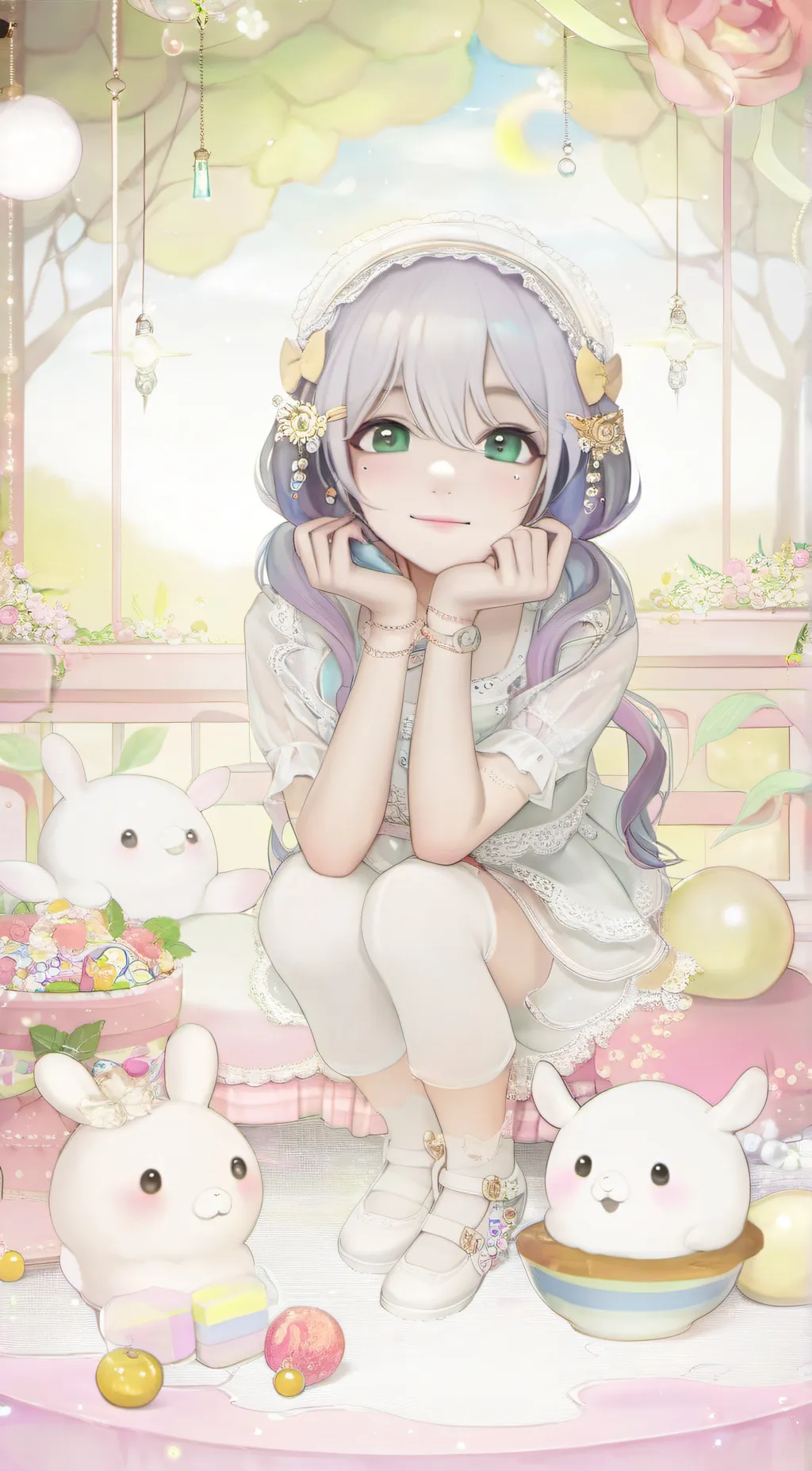 ai character: sweety background