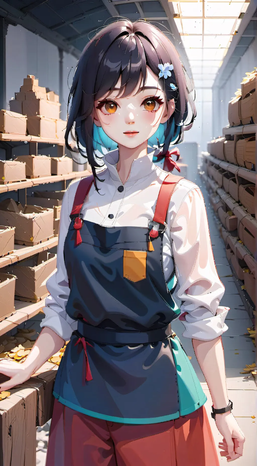 ai character: Greta background