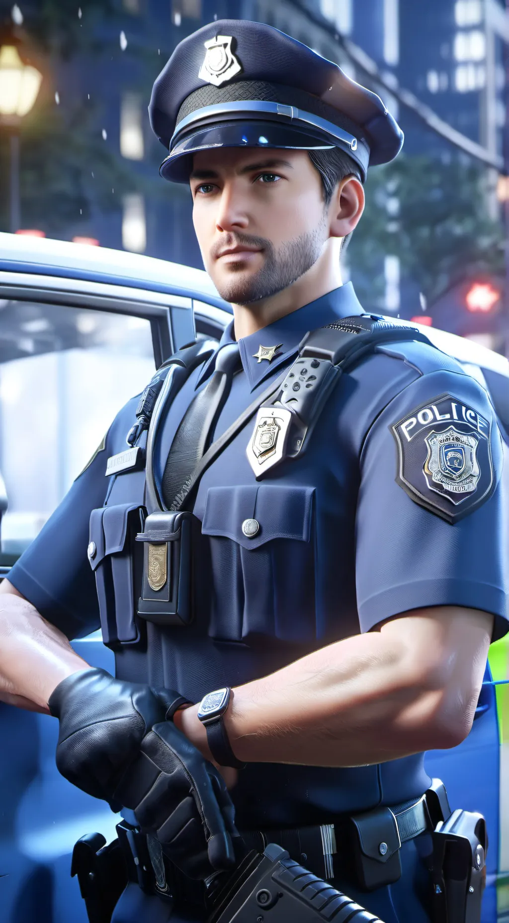 ai character: Officer Marcus background