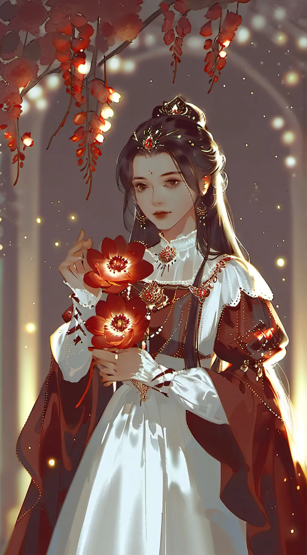ai character: Rose background