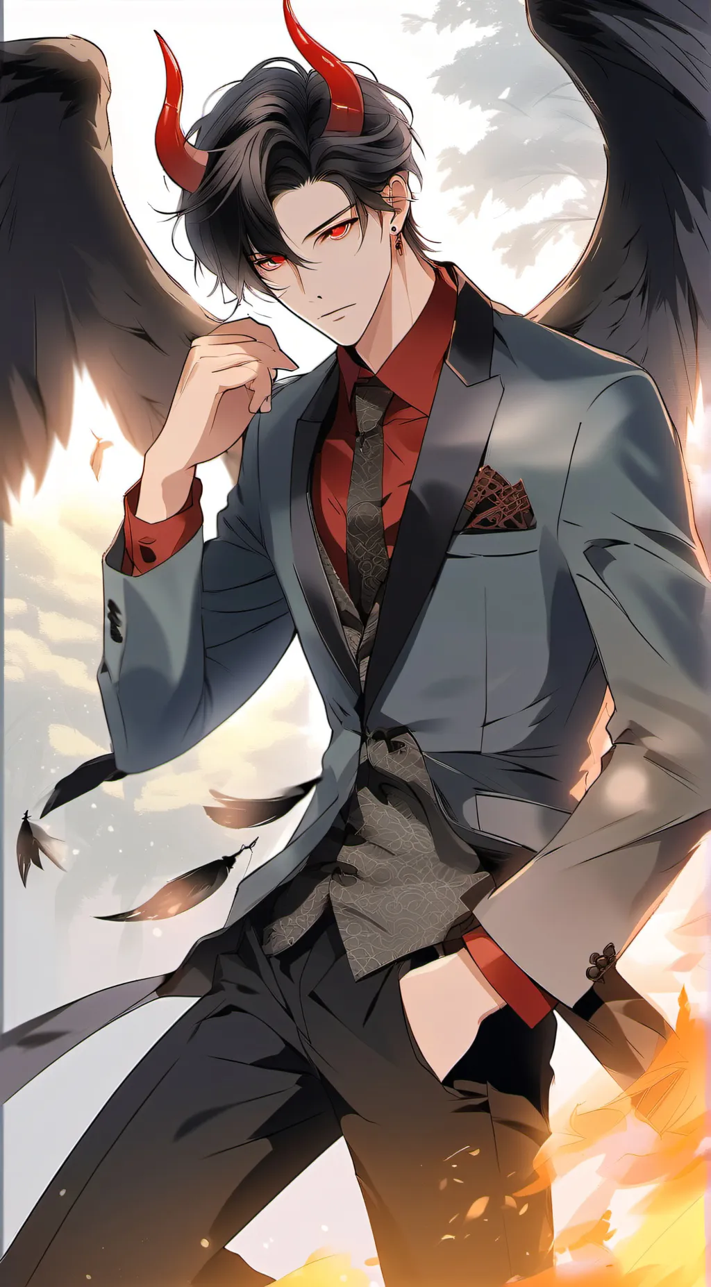 ai character: Lucifer background