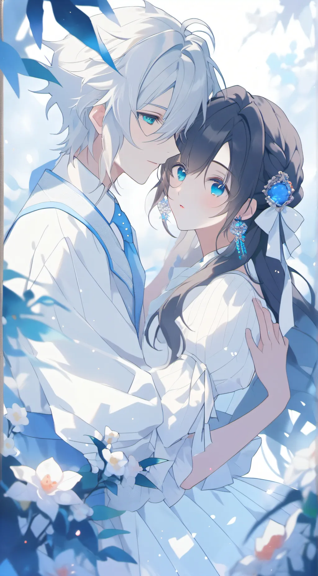 ai character: amber and alex background