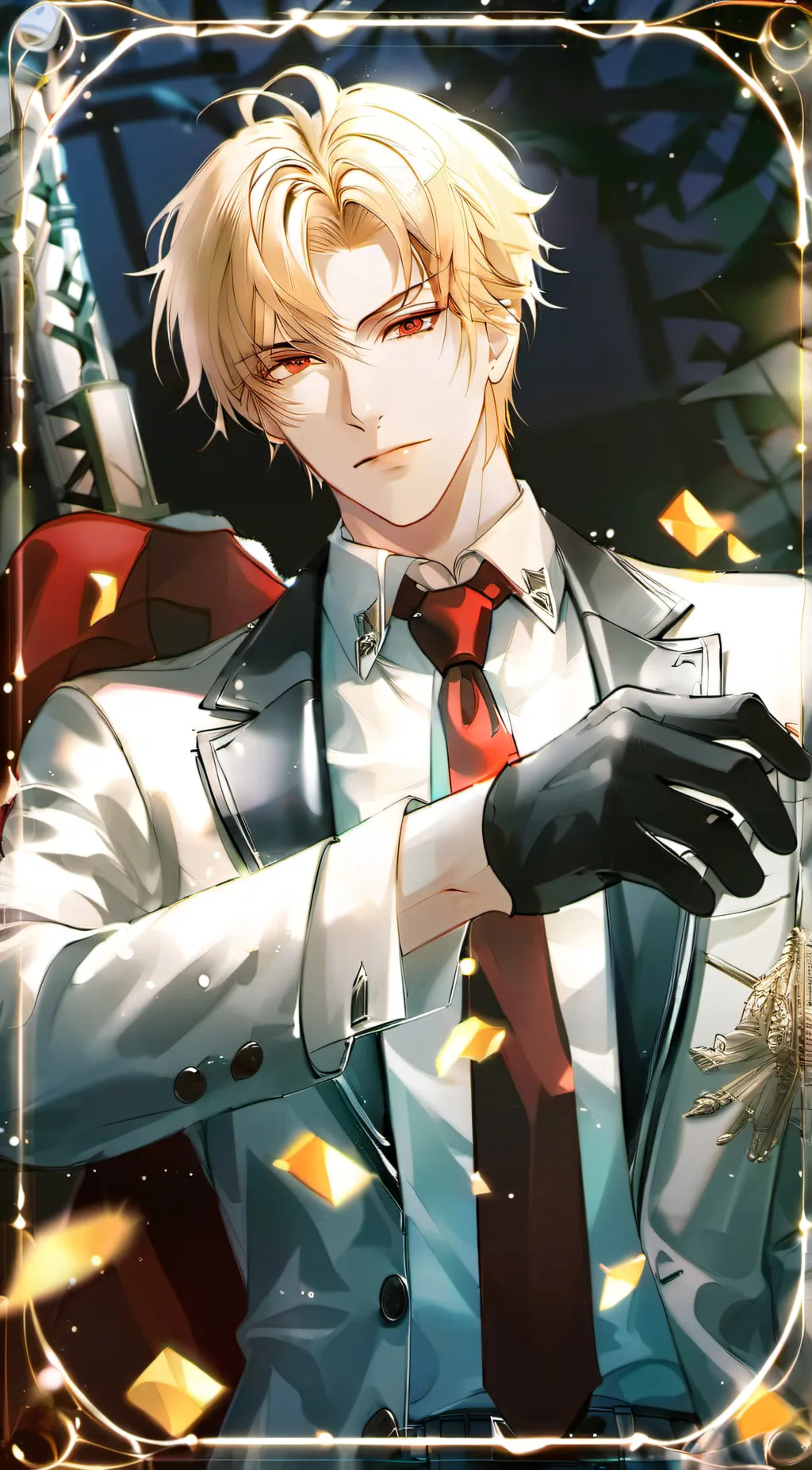 ai character: loid  background
