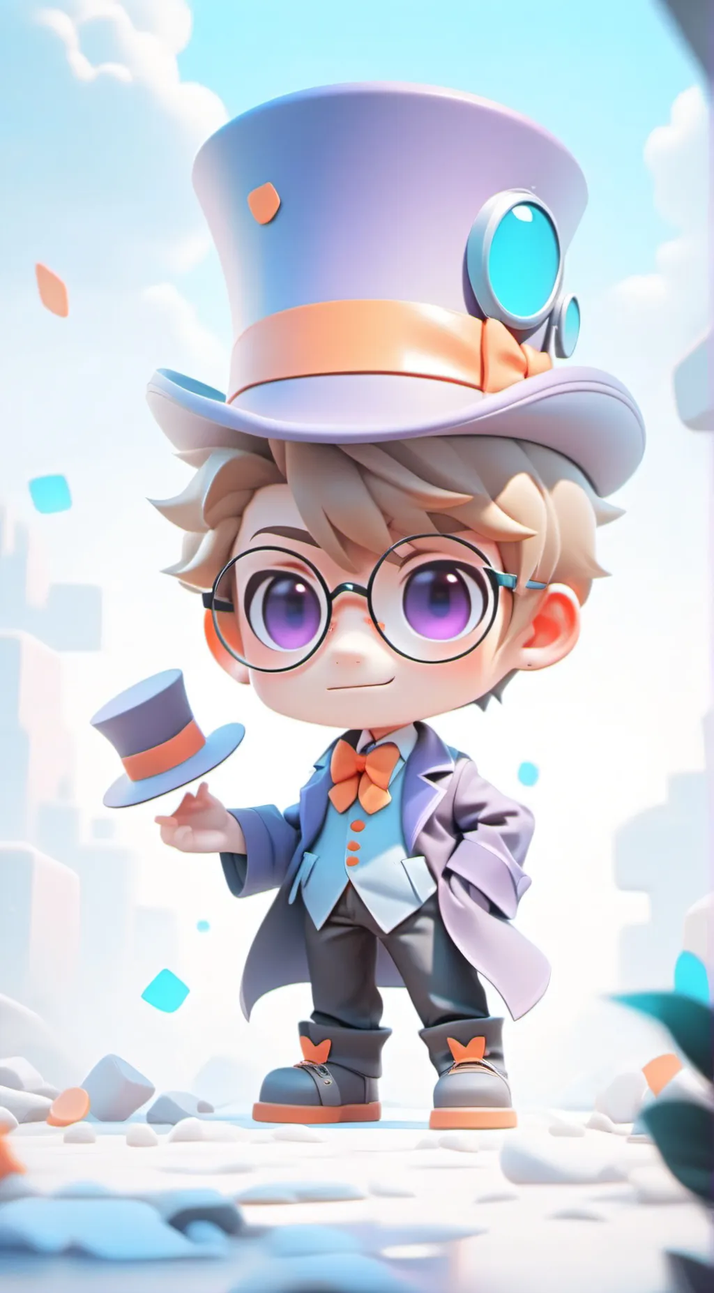 ai character: Leo background