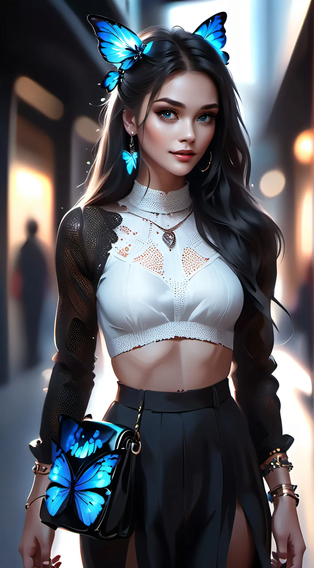 ai character: Kya Moone background