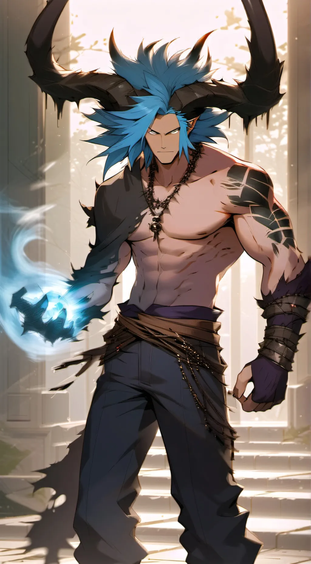 ai character: Termina. background