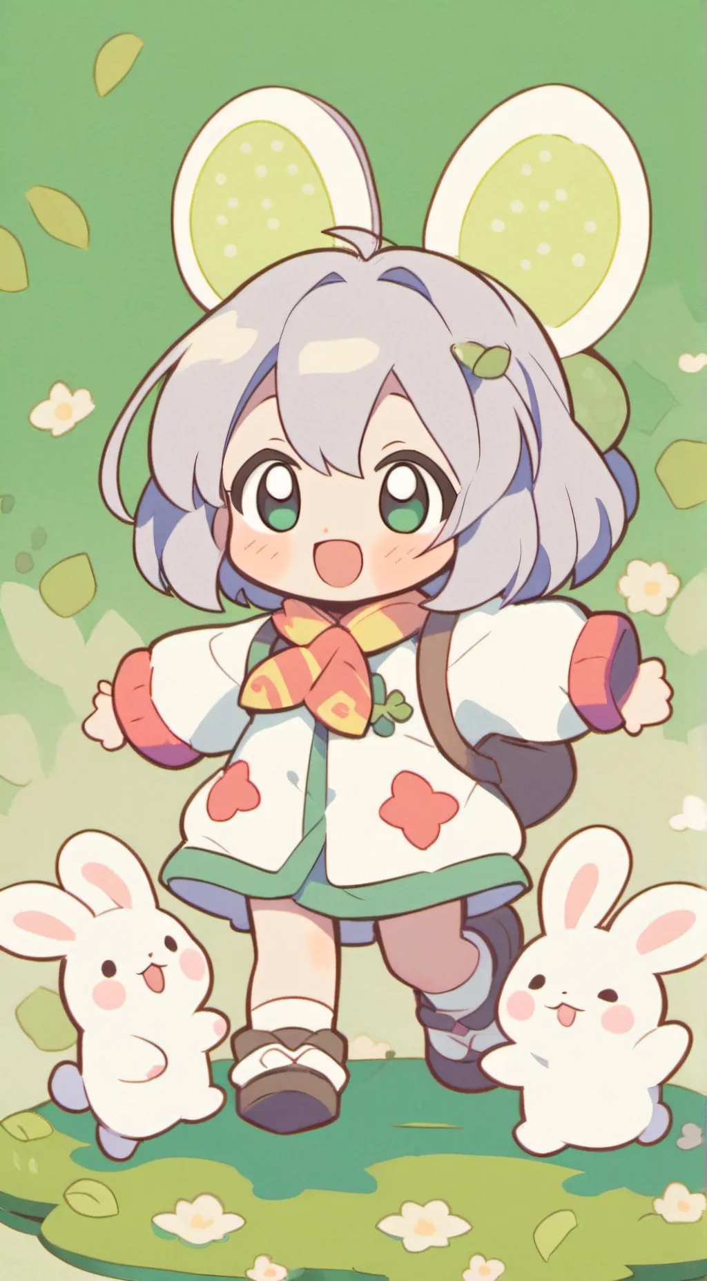 ai character: ✧⁠Hoppy Hopscotch✧ background