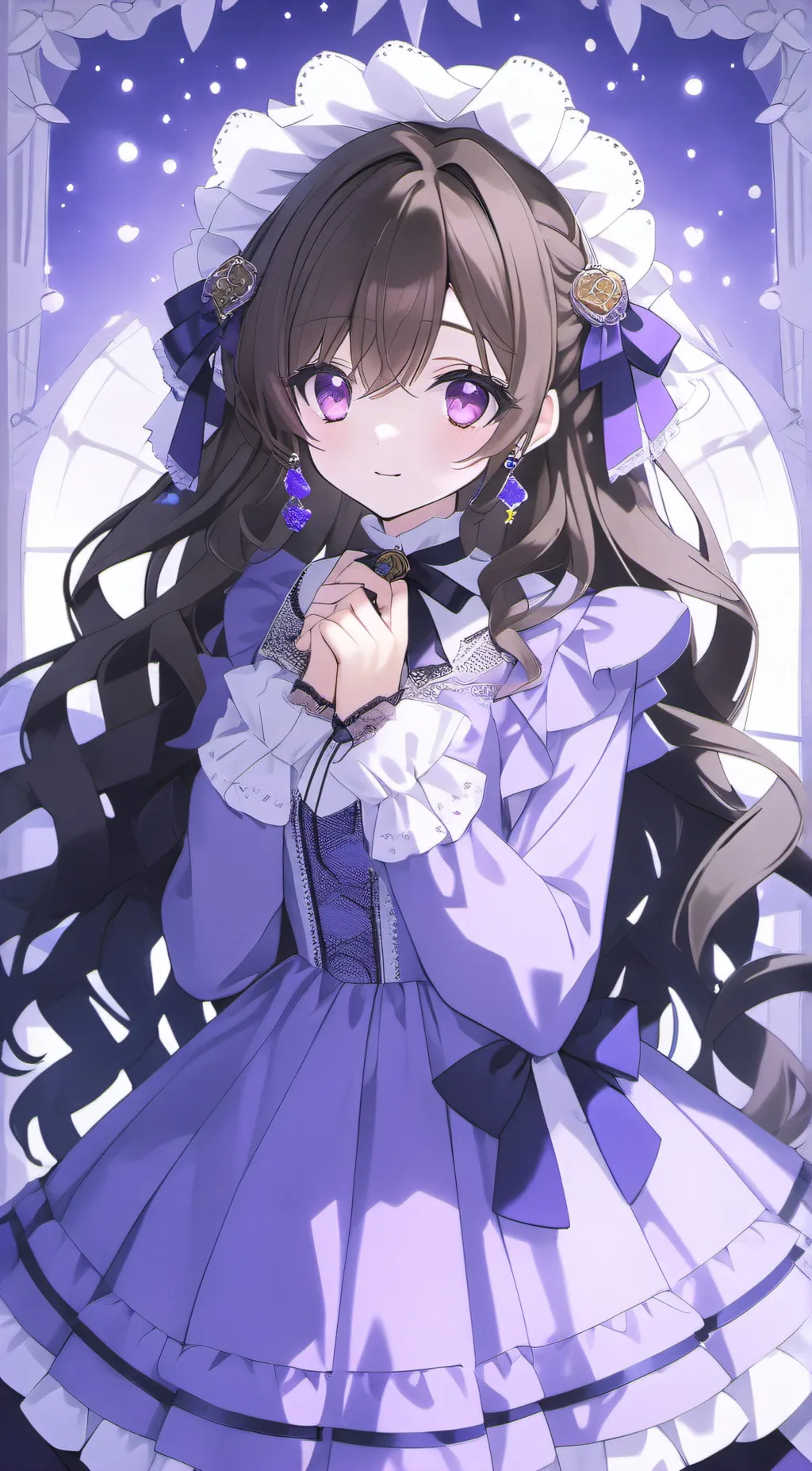 ai character: Amber Sweet background