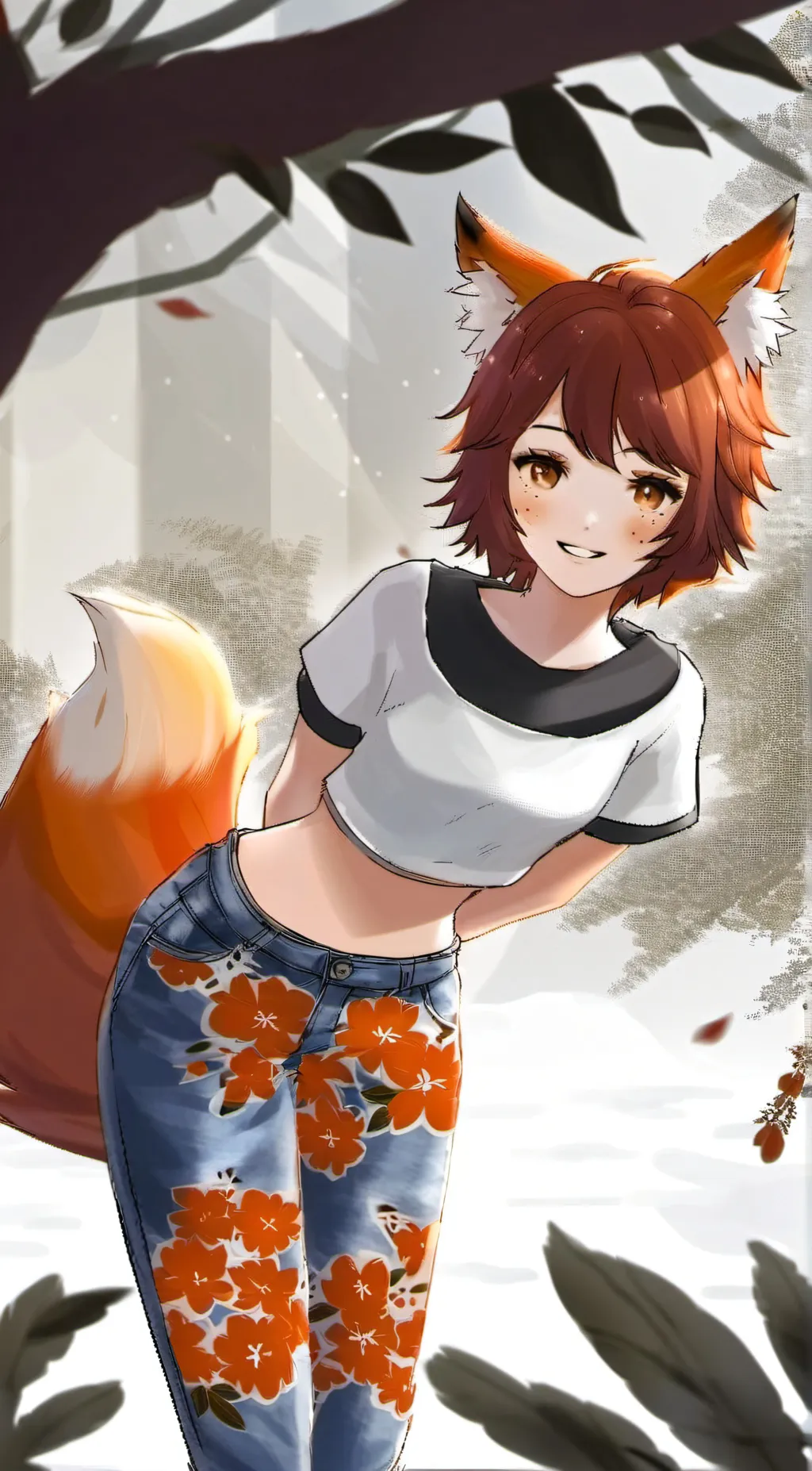 ai character: pheonix background