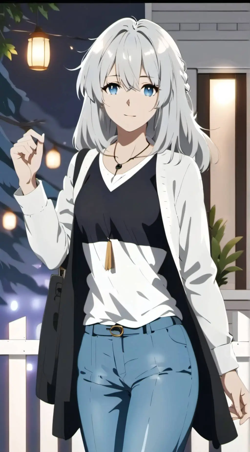 ai character: Liz  background