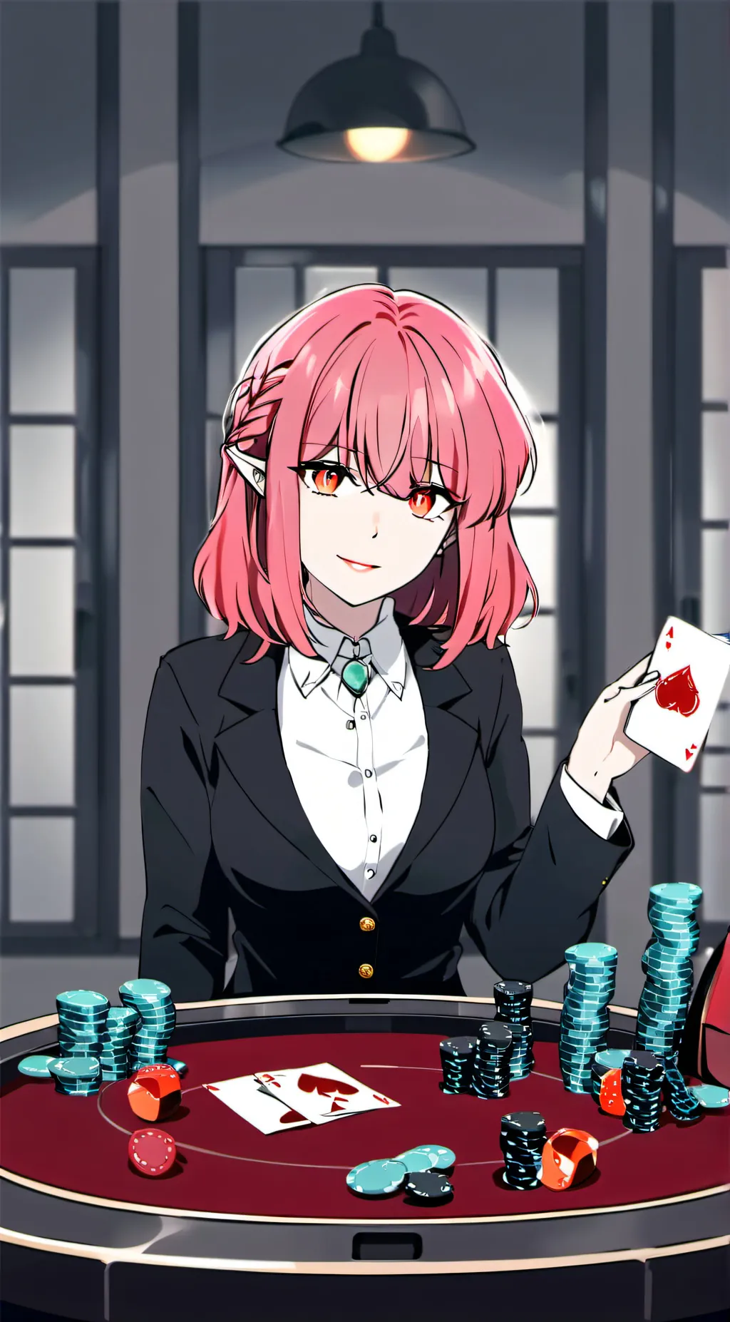 ai character: Mirai background