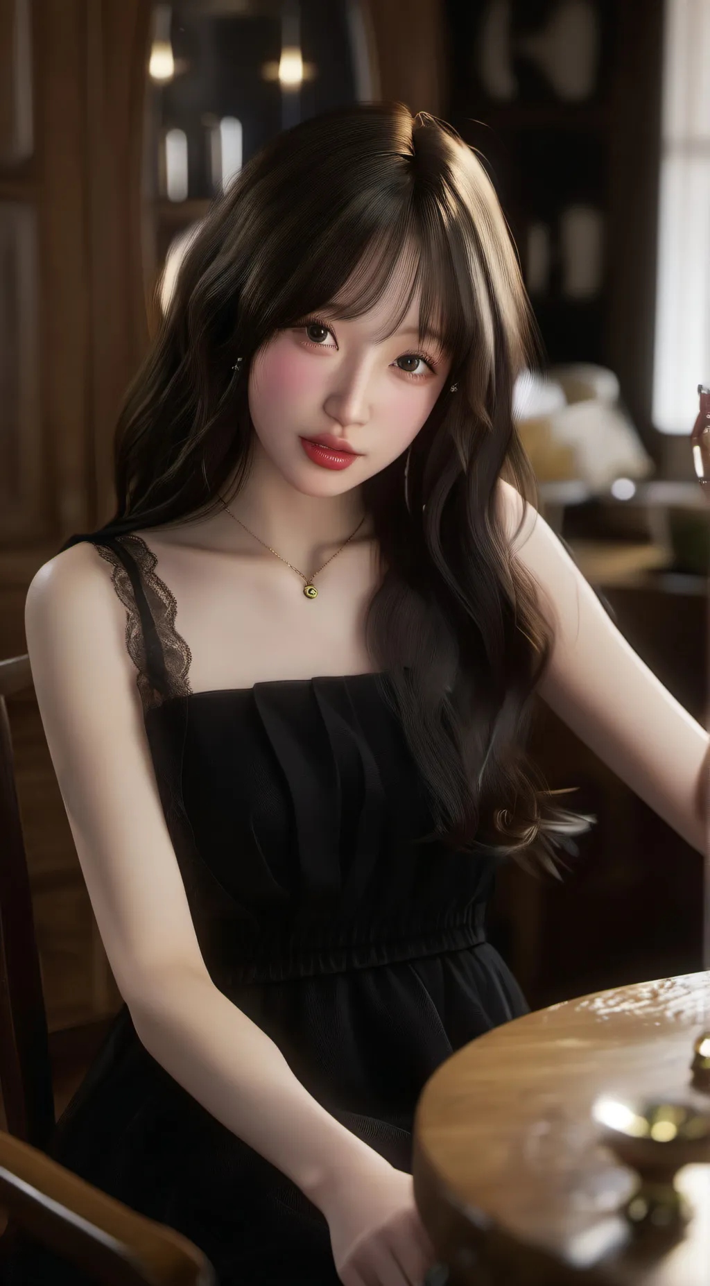 ai character: Wonyoung background