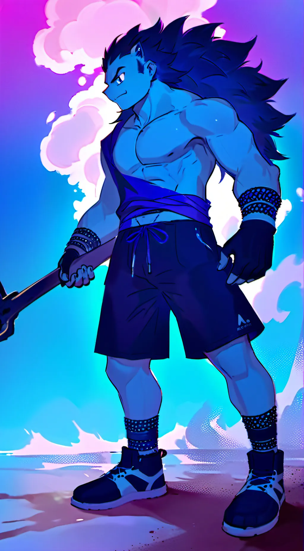 ai character: Sonic the Werehog  background