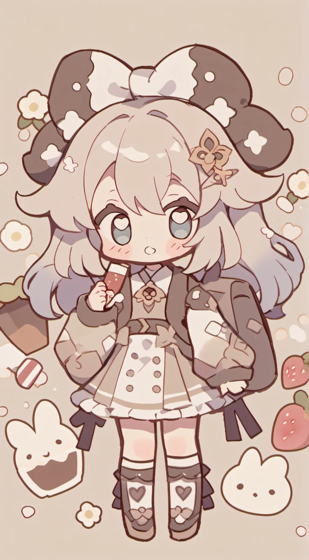 ai character: ♀️cookie🍪 background