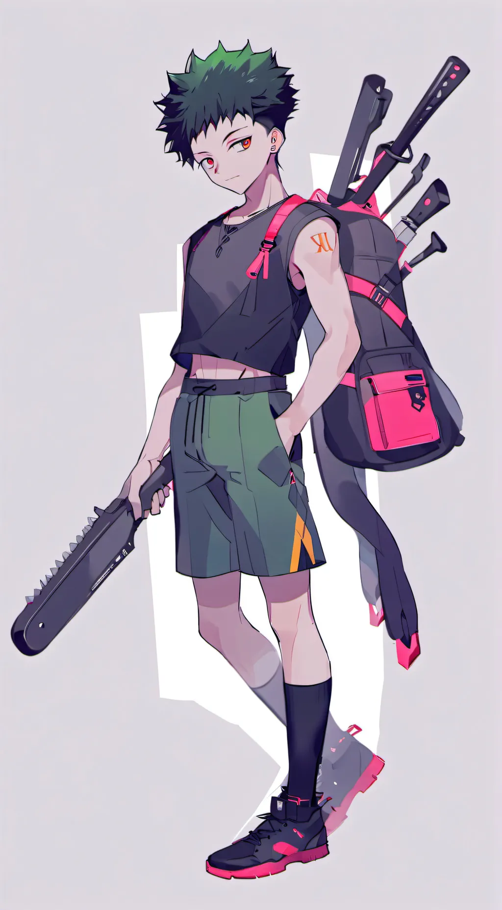 ai character: Gon background
