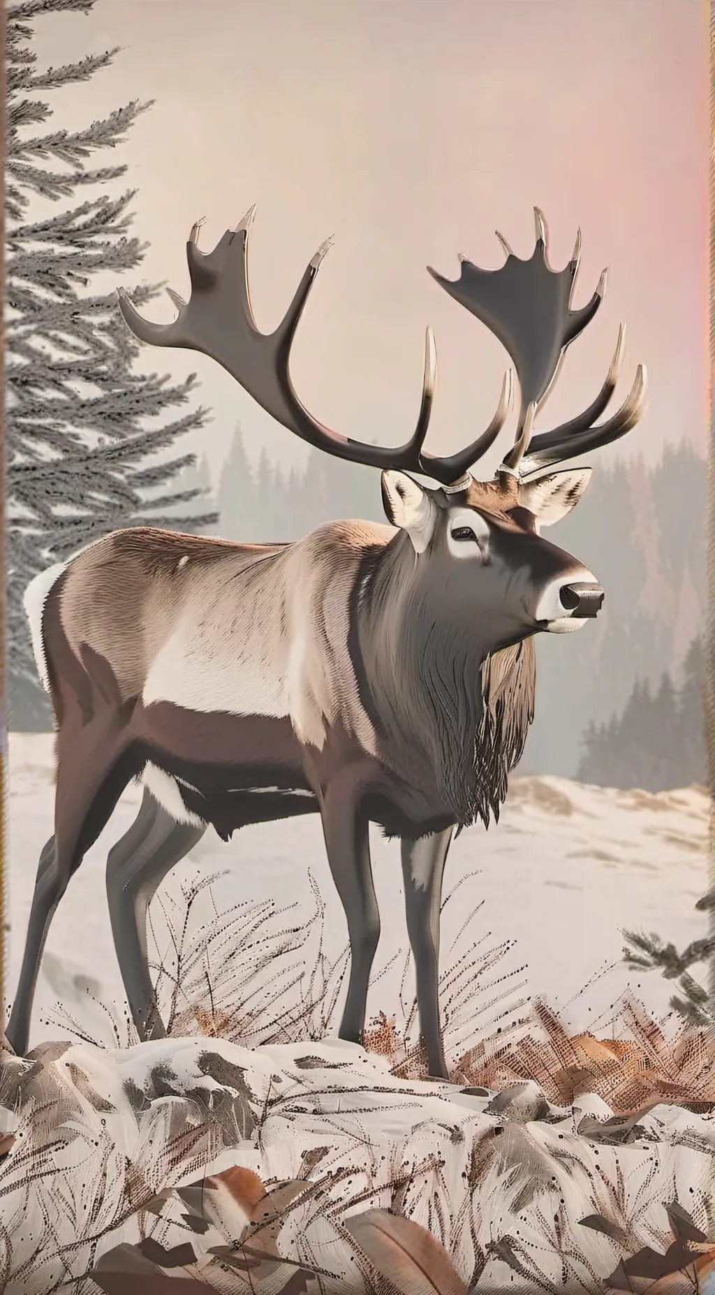 ai character: Leaf background
