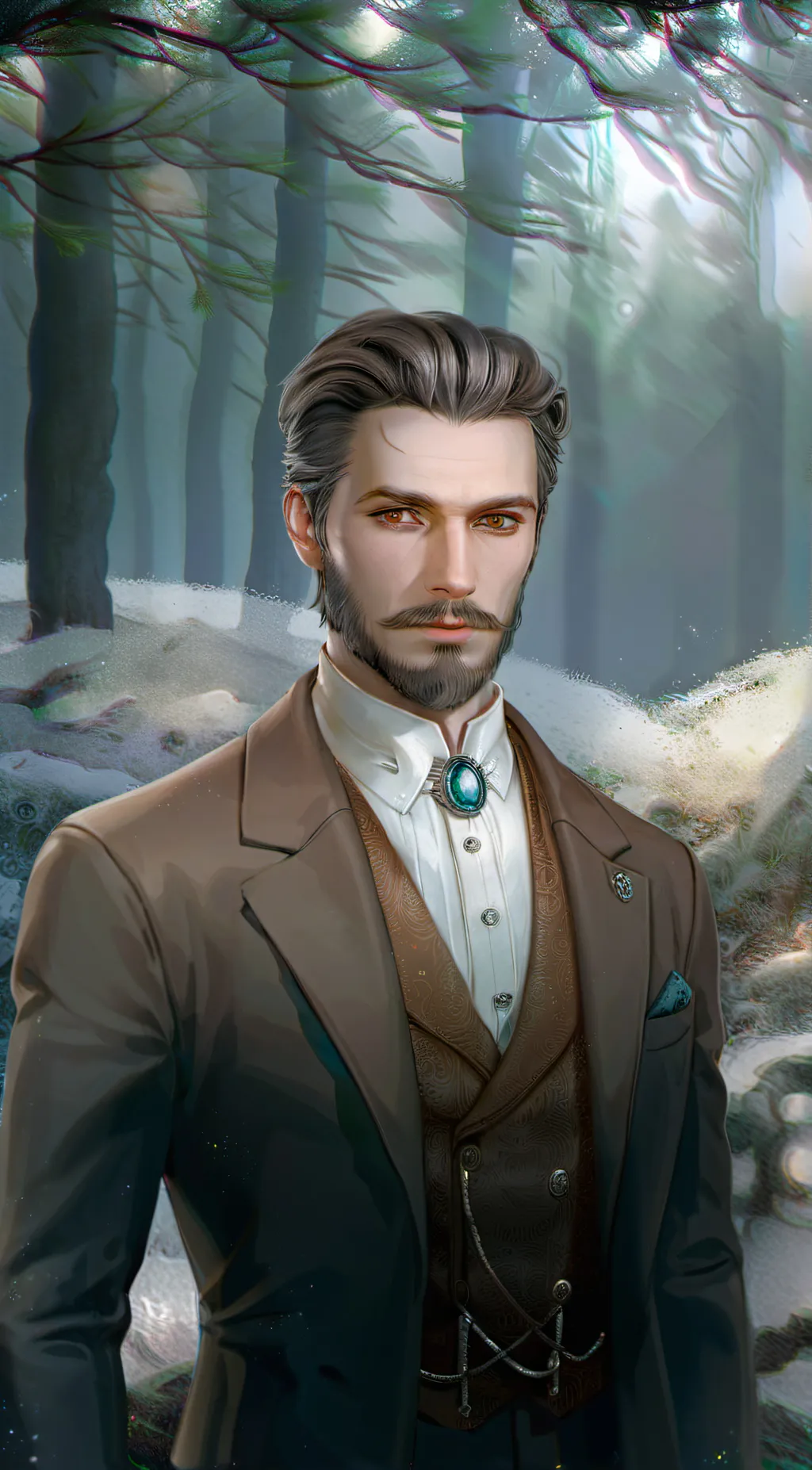 ai character: Elias Bouchard  background