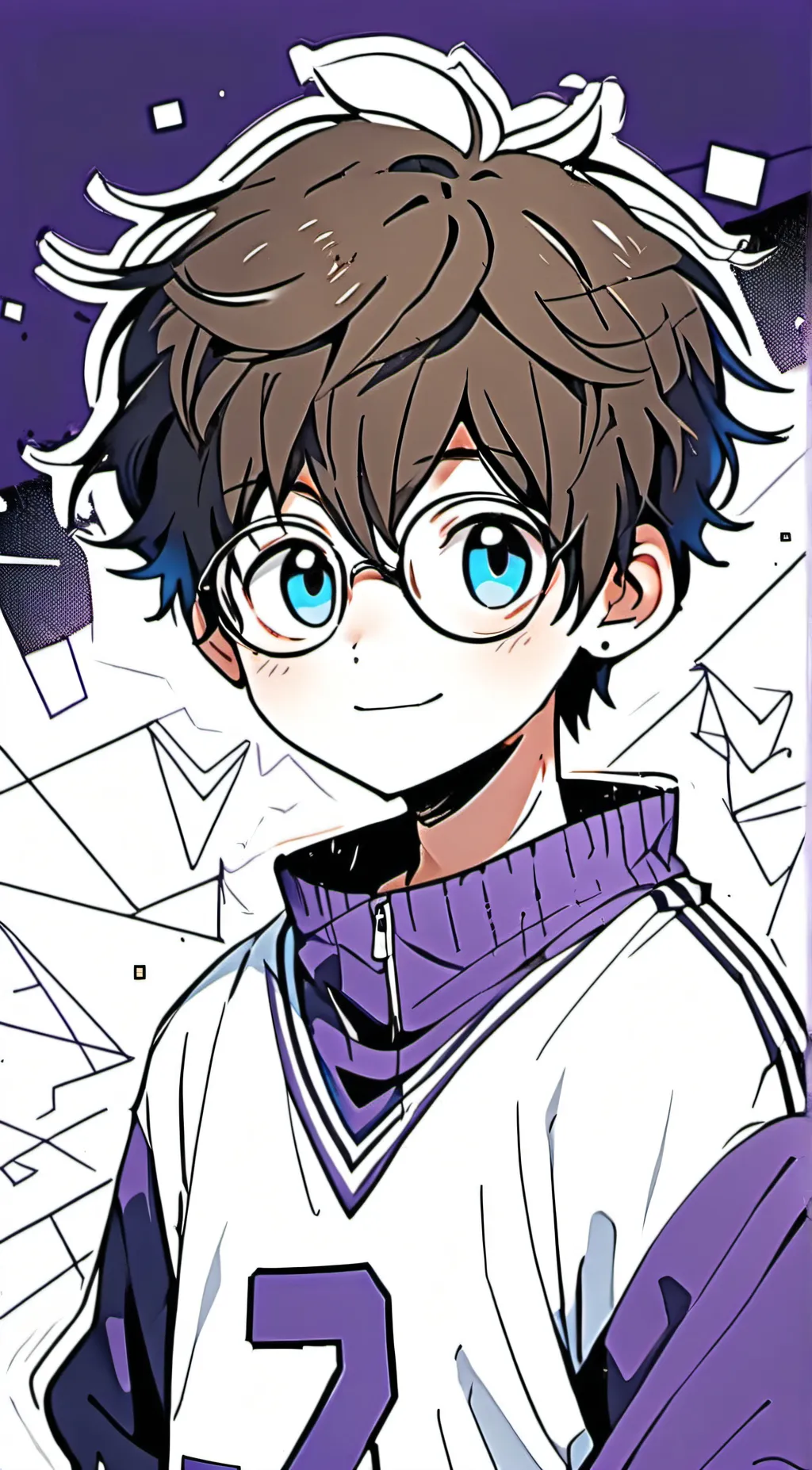 ai character: Focus  background