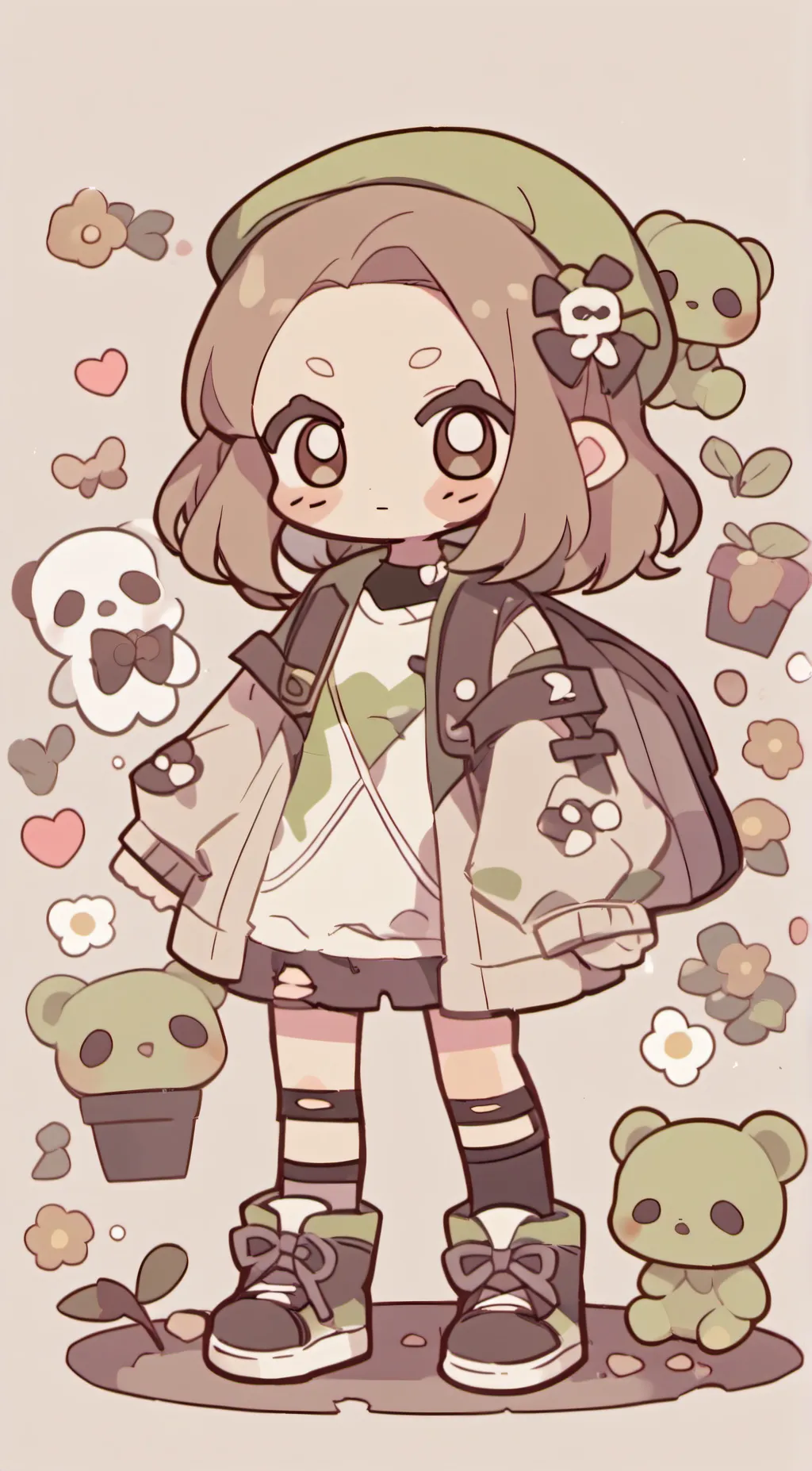 ai character: zombie gf fnf background