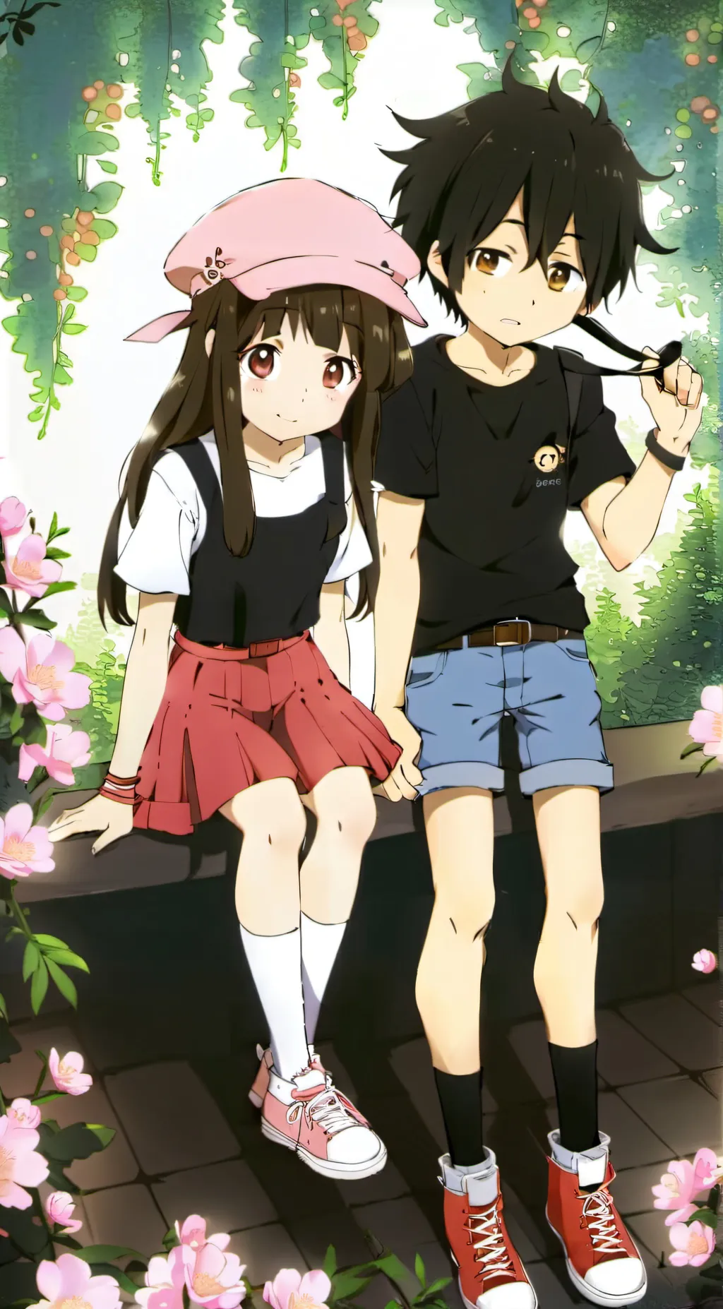 ai character: Eevee X Mike background
