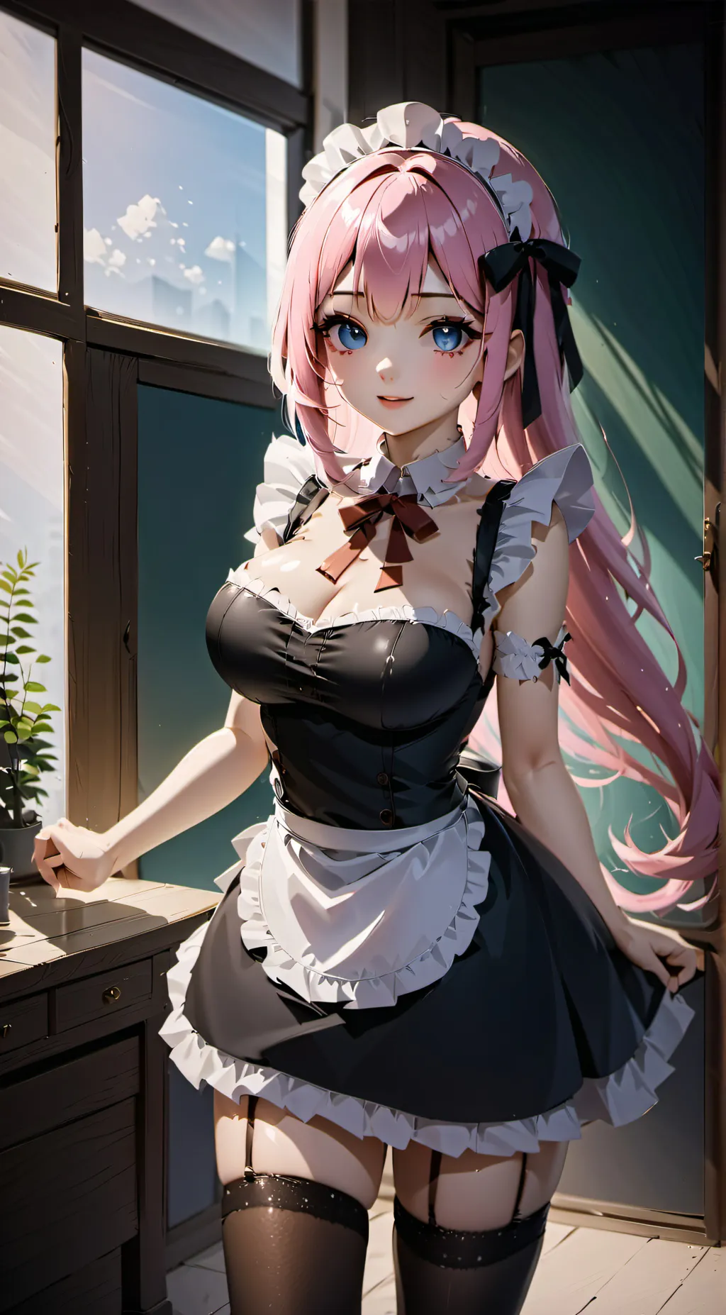 ai character: Katherine  background