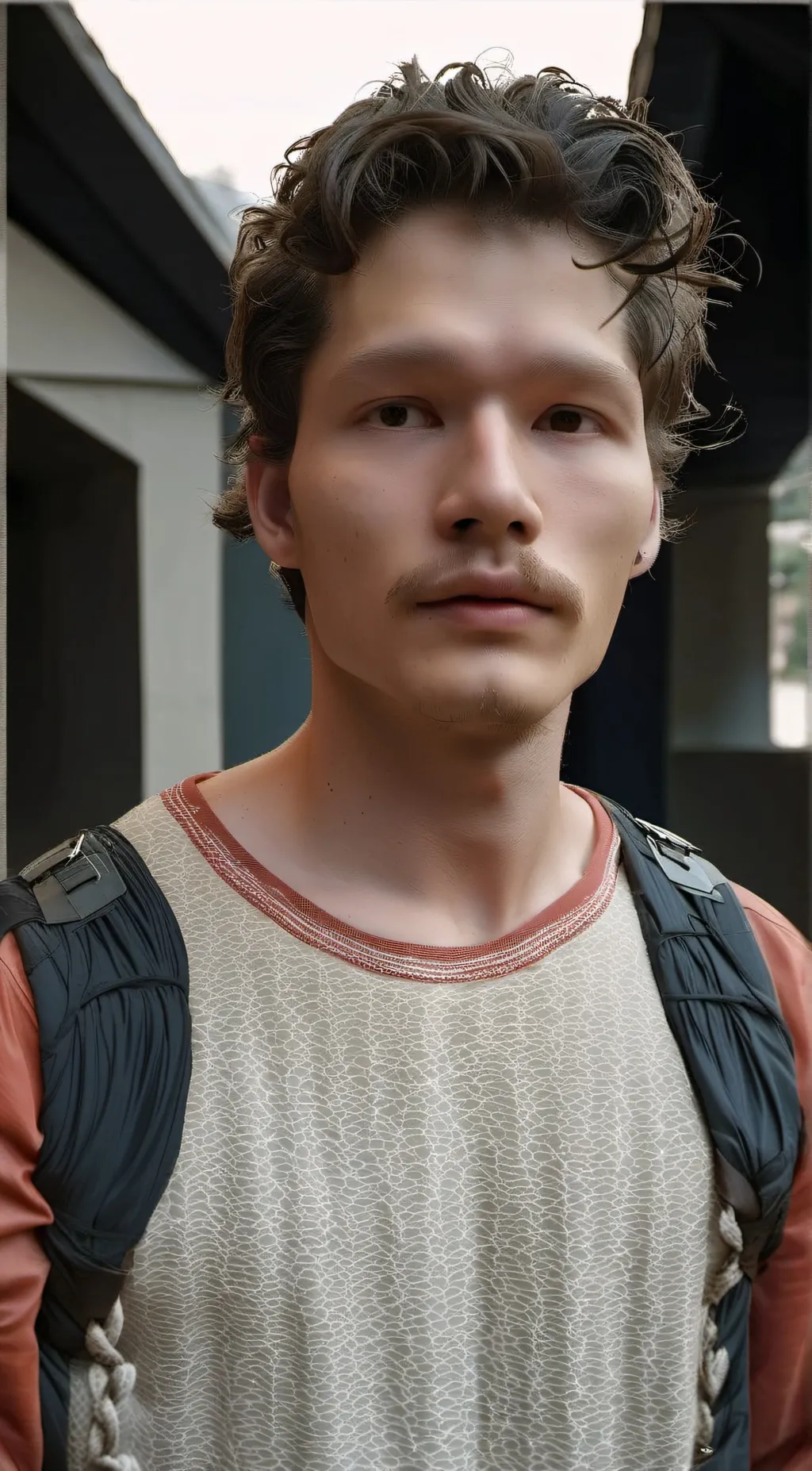 ai character: me in real life background