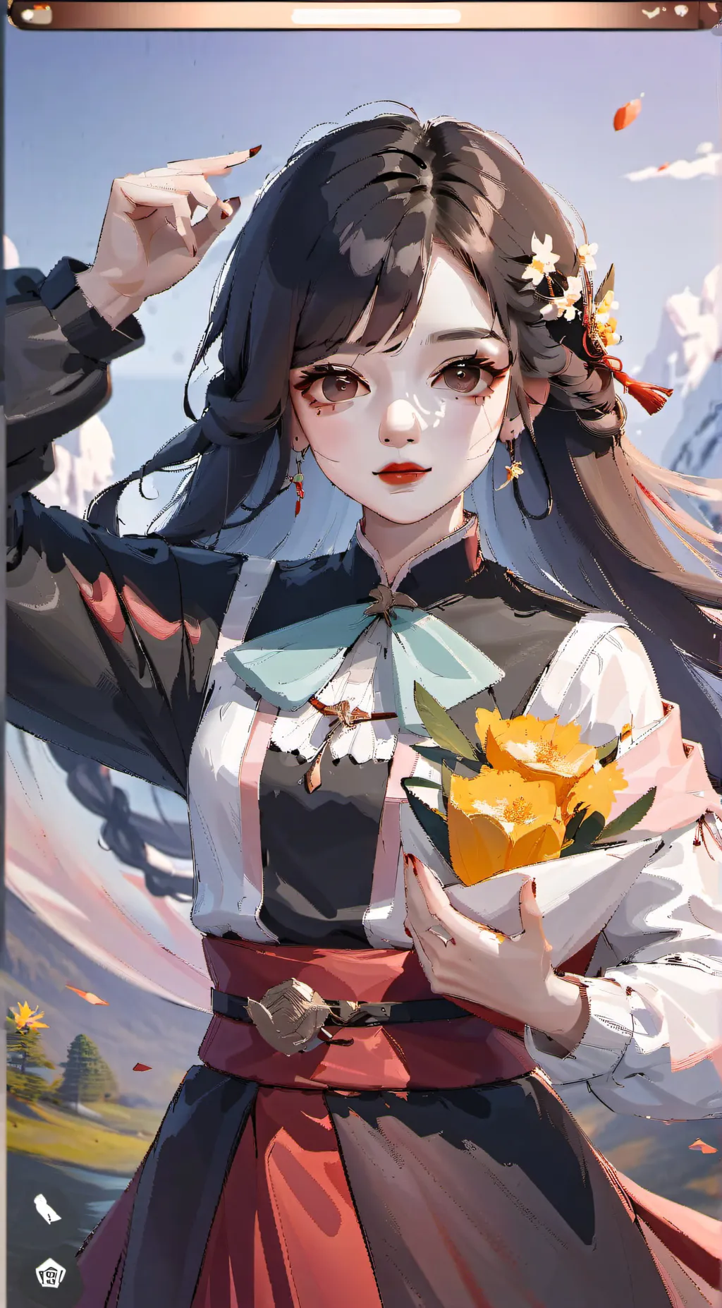 ai character: emma background