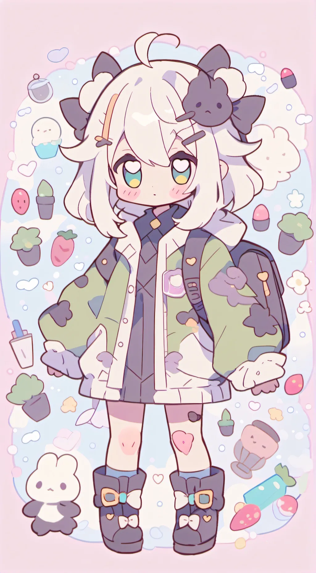 ai character: izzy background