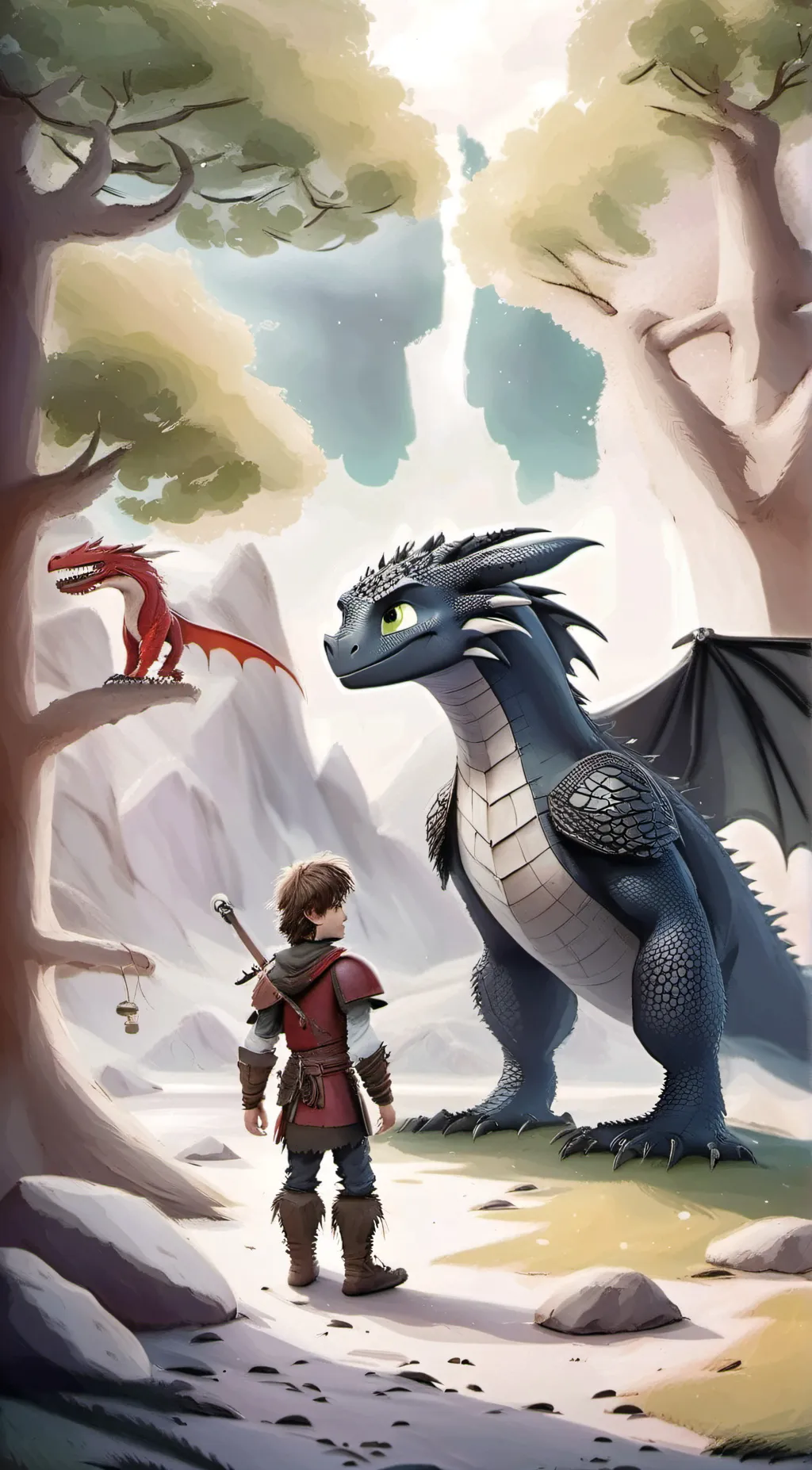 ai character: HTTYD background