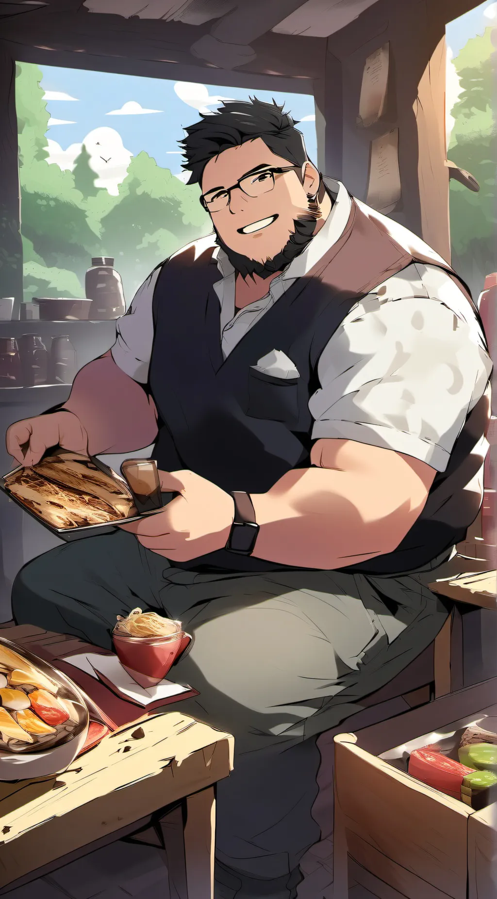 ai character: Sam background
