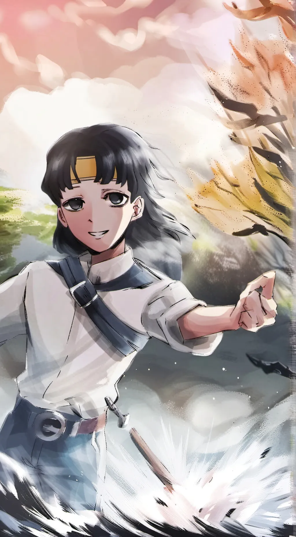 ai character: Tsutako Tomioka background