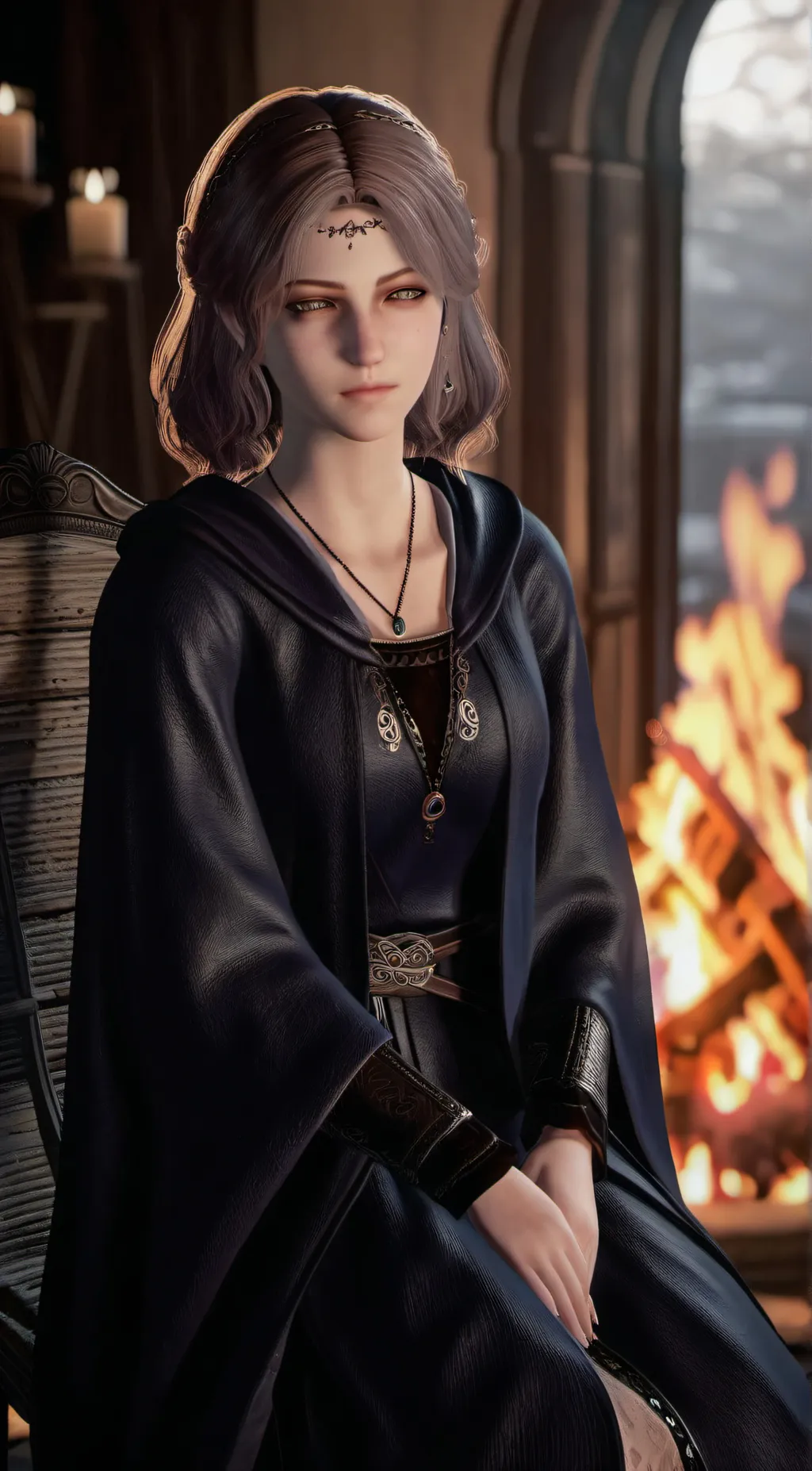 ai character: Melina background