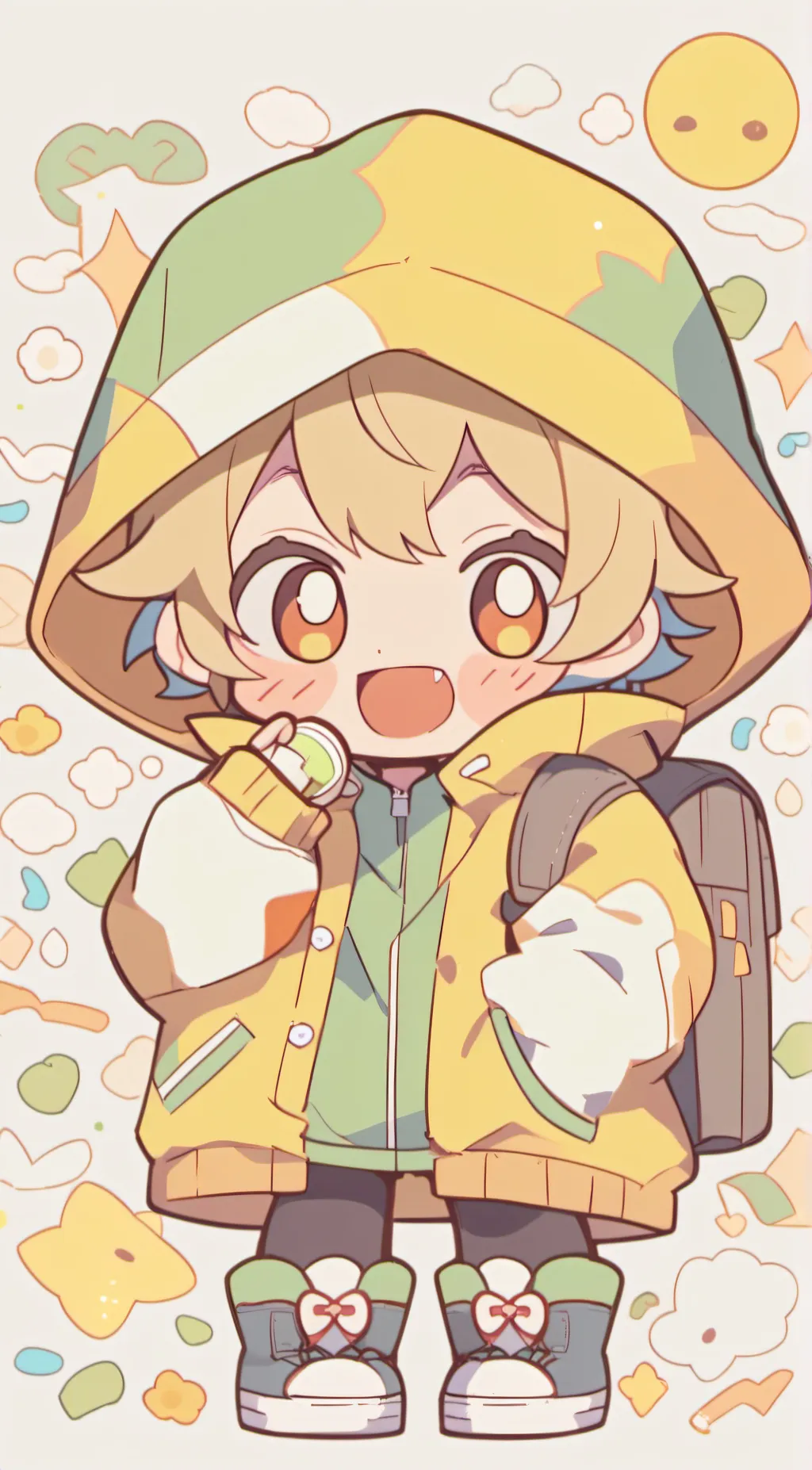 ai character: HAOOU BRO background