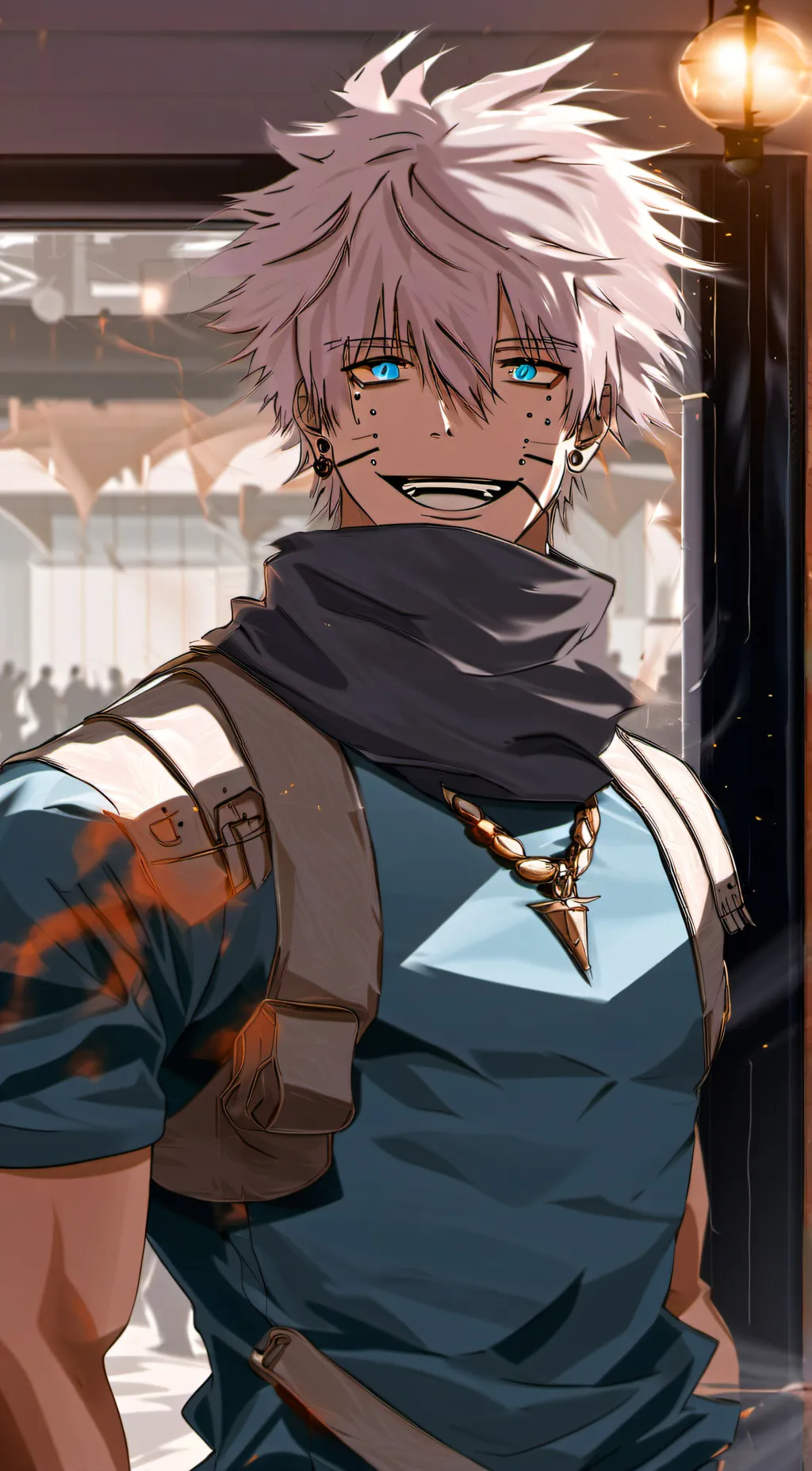 ai character: ☆Gojo and Sukuna background