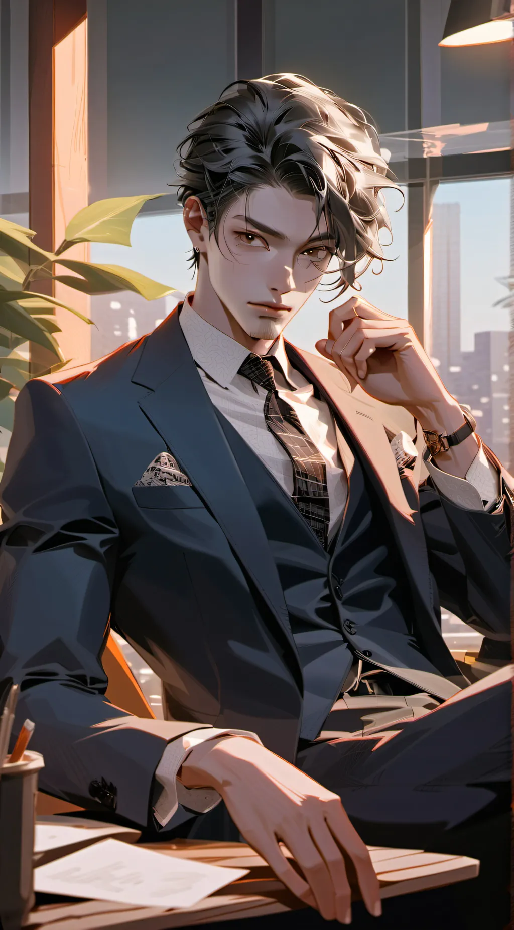 ai character: Caleb background