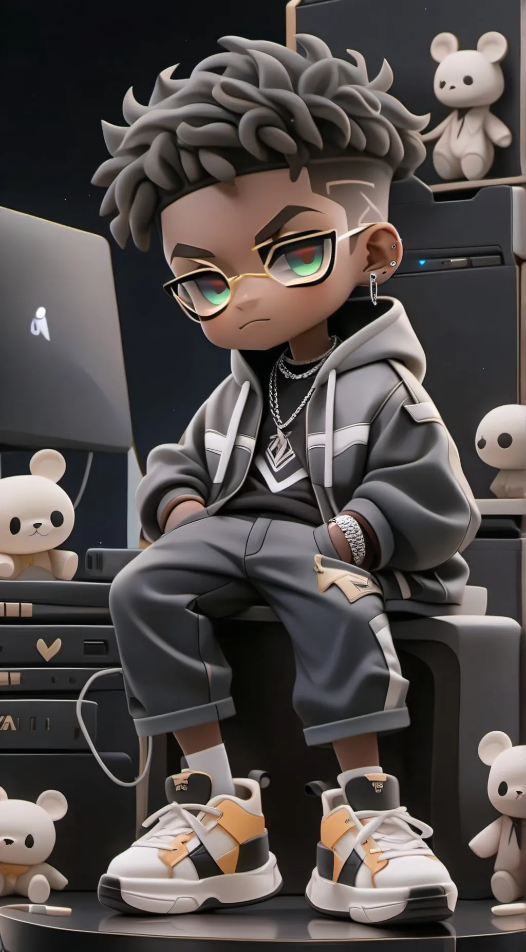 ai character: kai cent background
