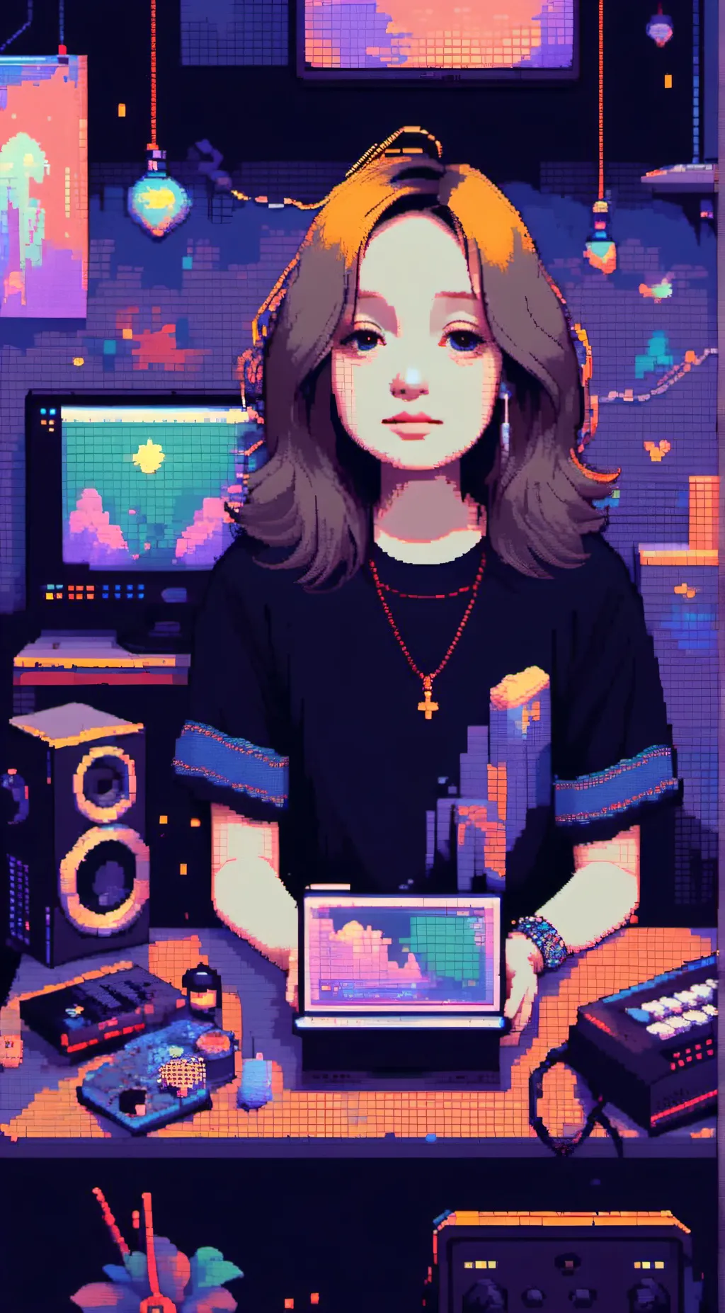 ai character: angel background