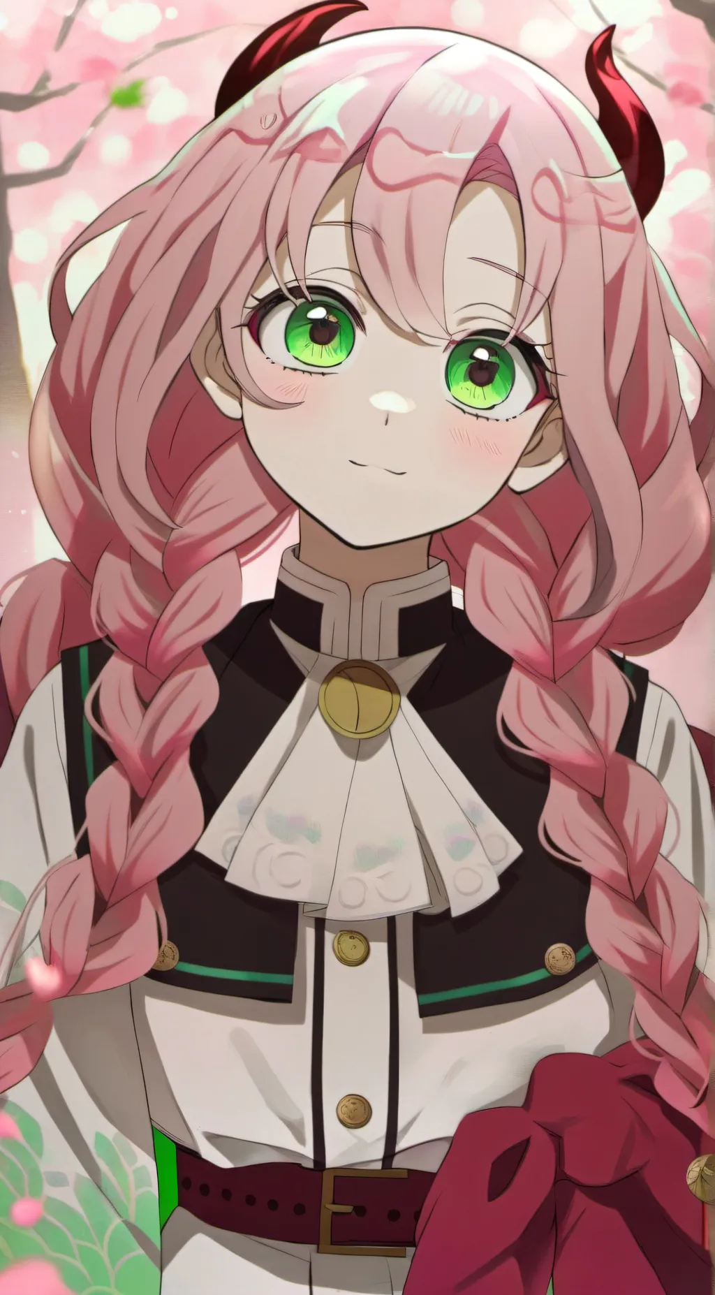 ai character: Mitsuri Kanroji background