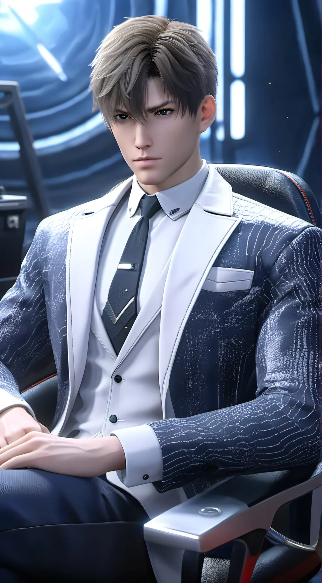 ai character: Mark-alpha background