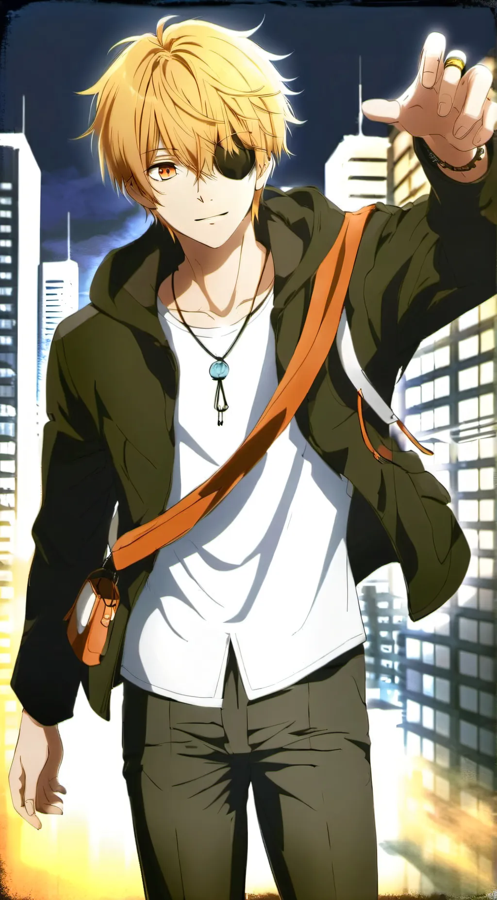 ai character: Denji(CSM) background