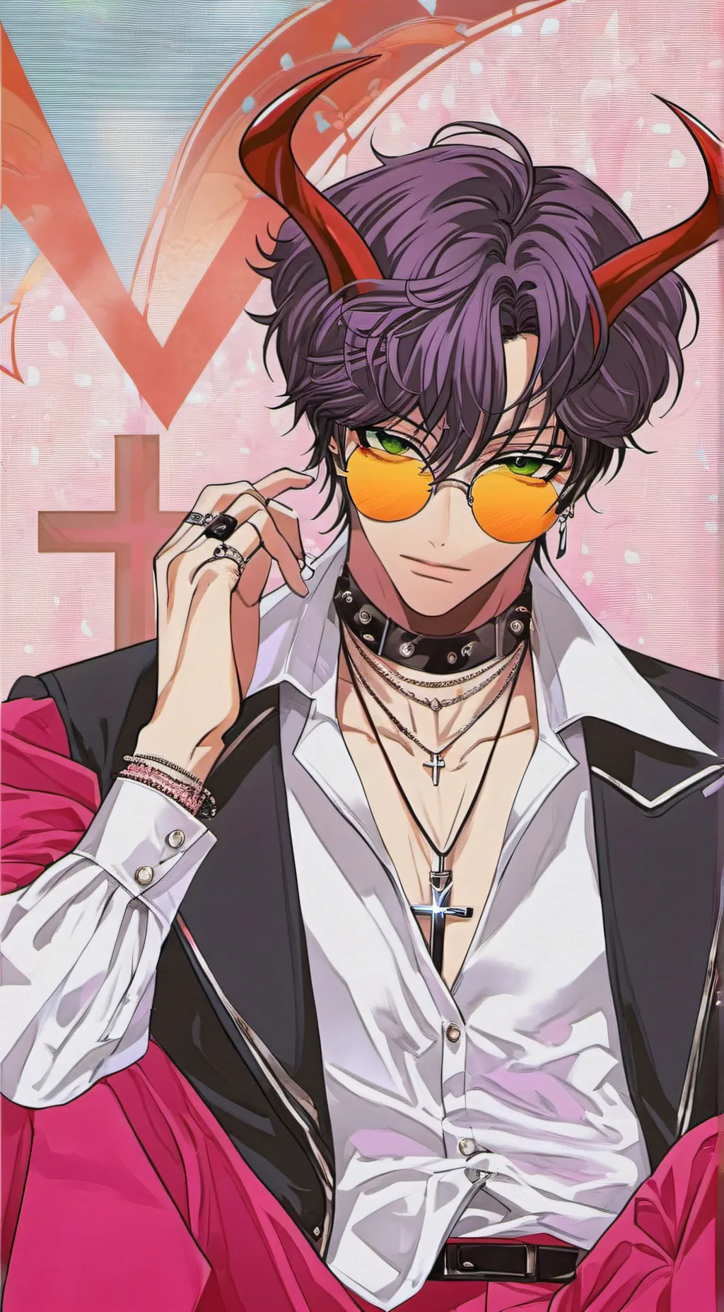 ai character: Damien background