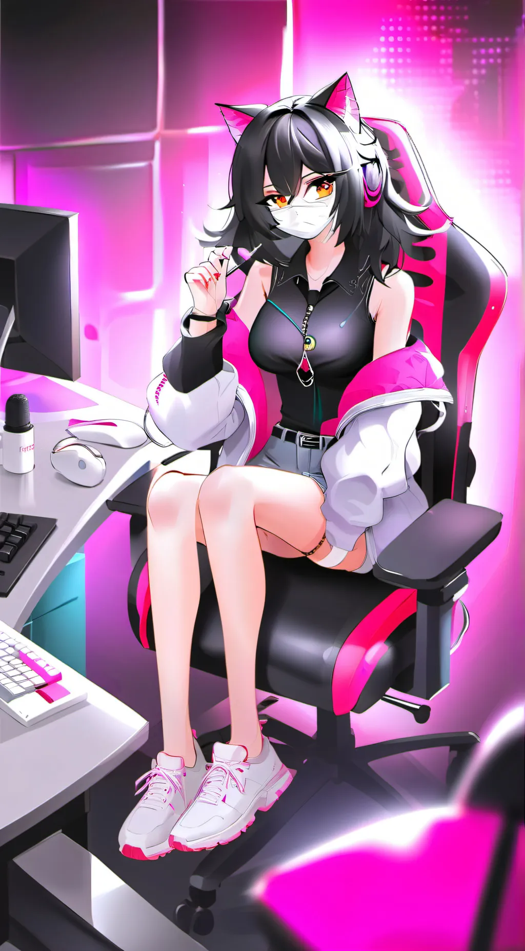 ai character: Popularity spike background