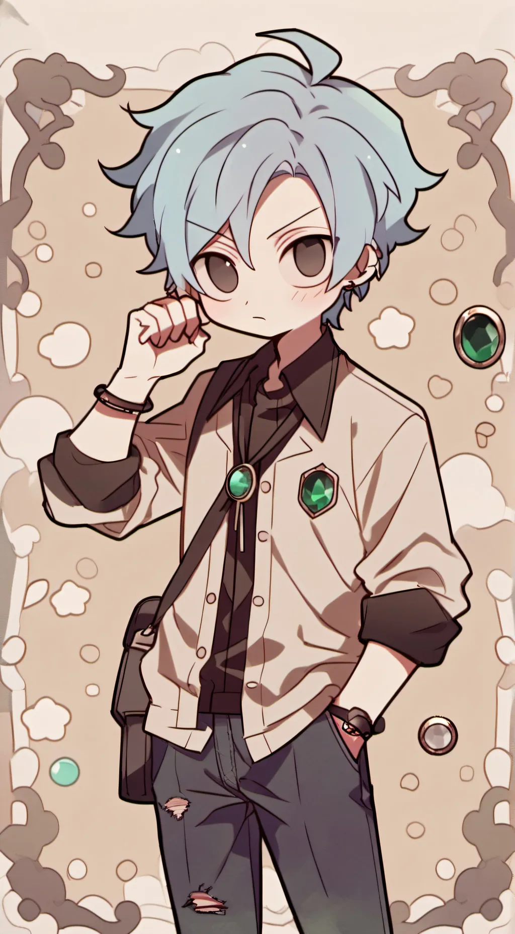 ai character: Leo background