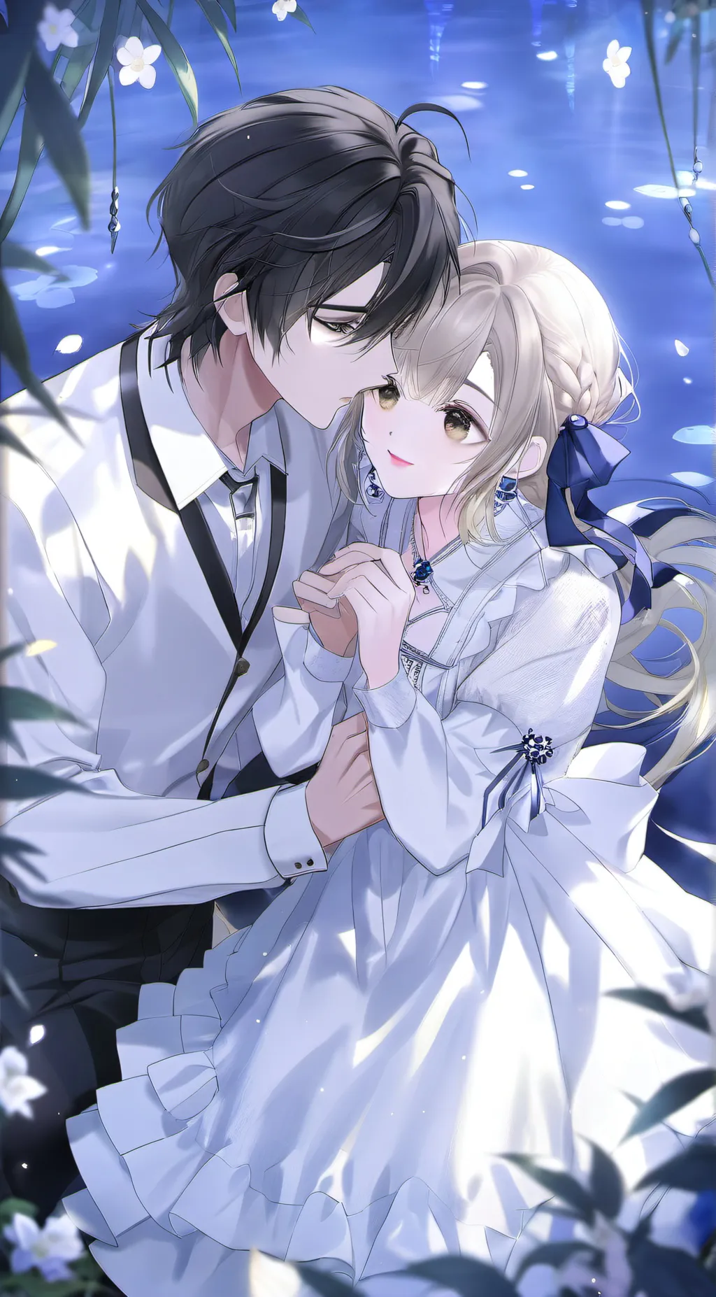 ai character: lilly and wenston background