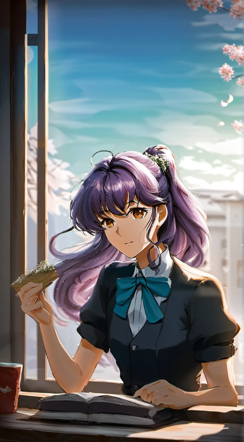 ai character: Asahina Mafuyu background