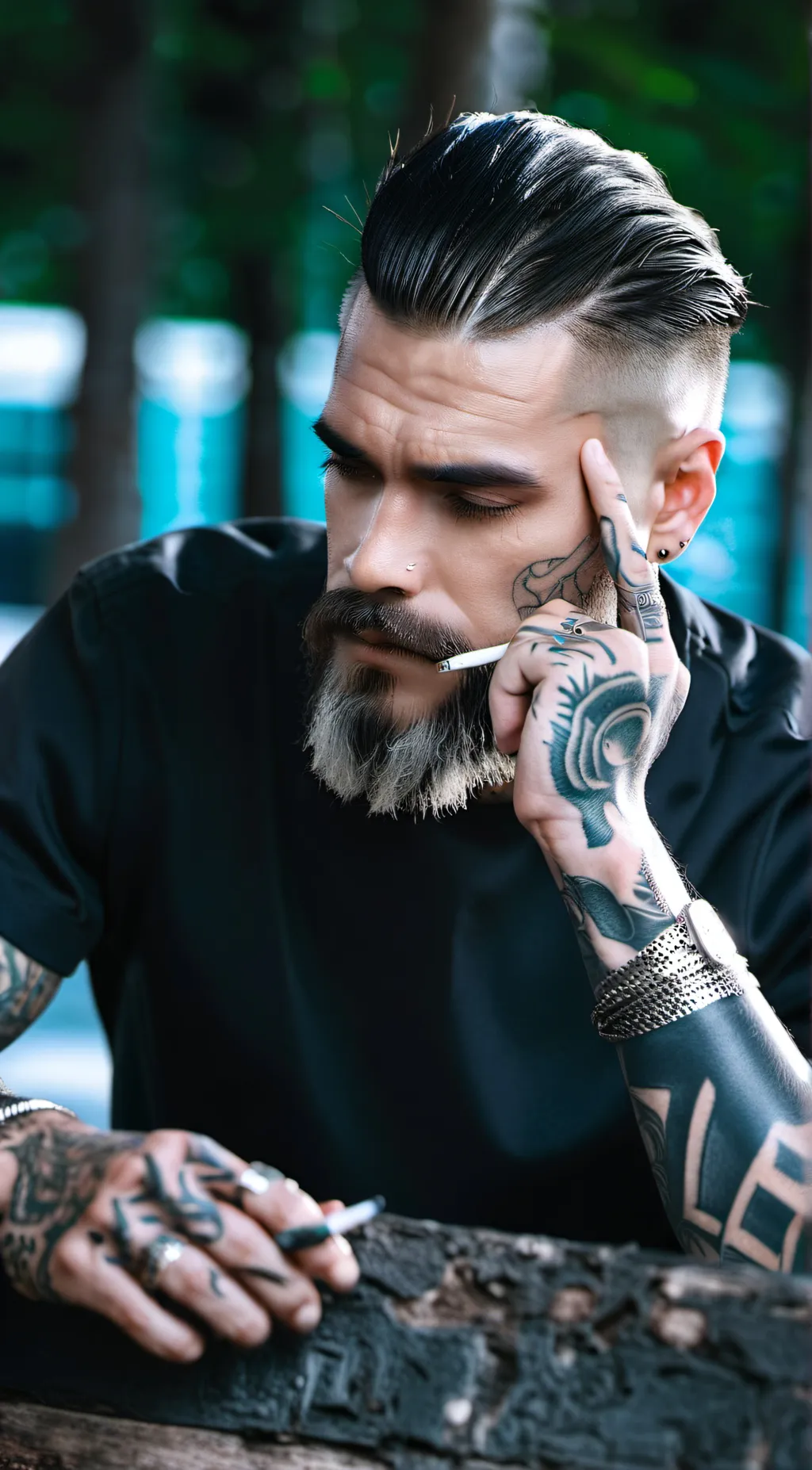 ai character: Axel Monroe background