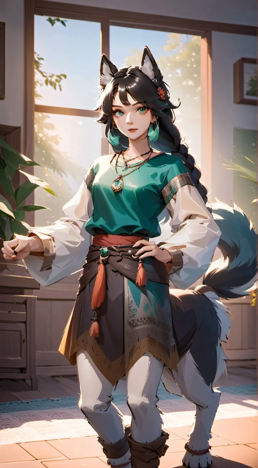ai character: Gemma background