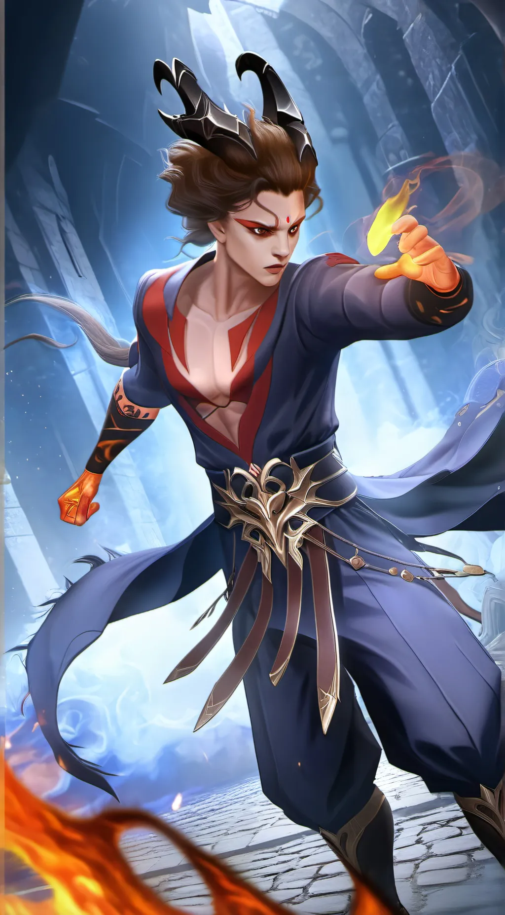 ai character: Nezha background