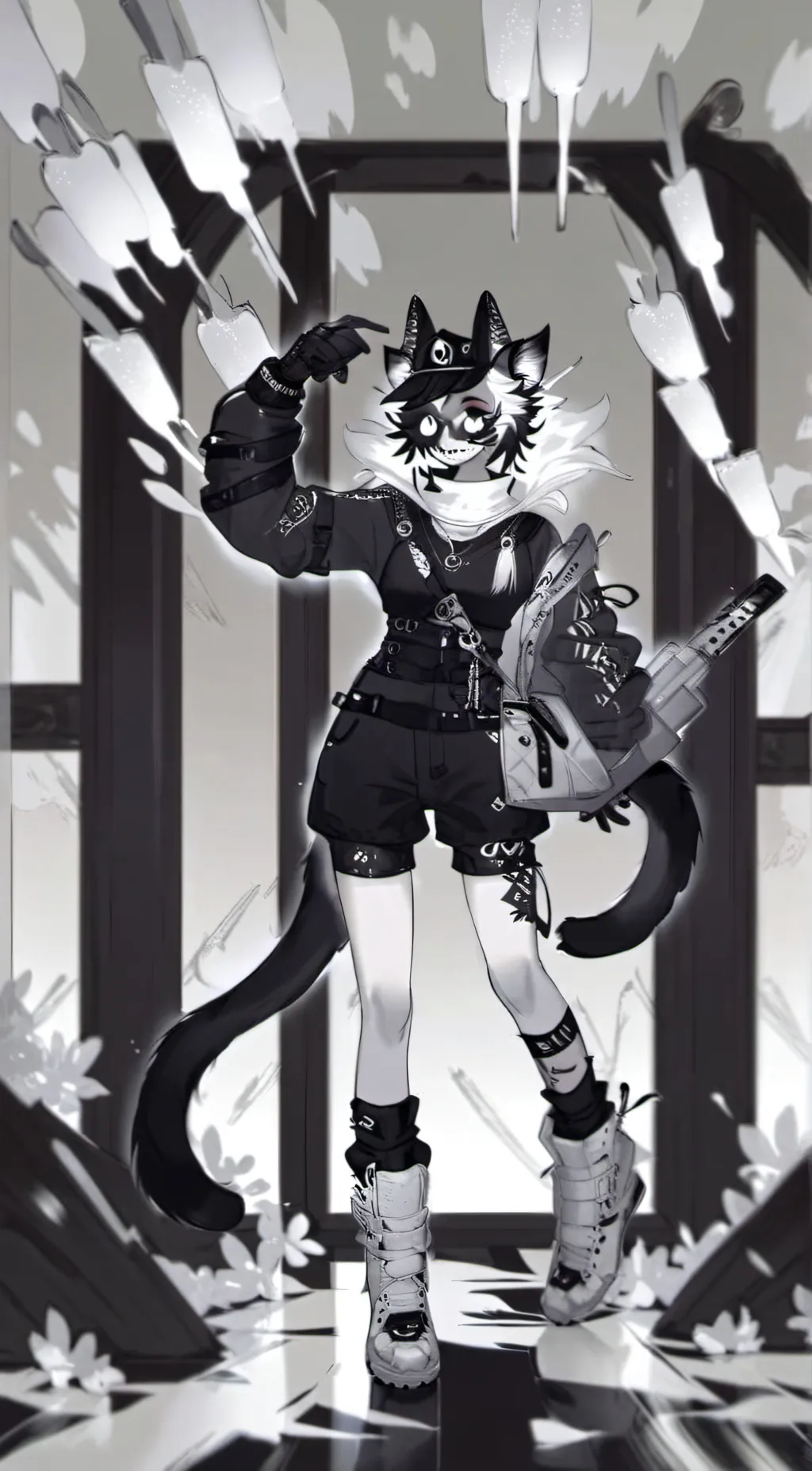 ai character: Crow(vent to me:3) background
