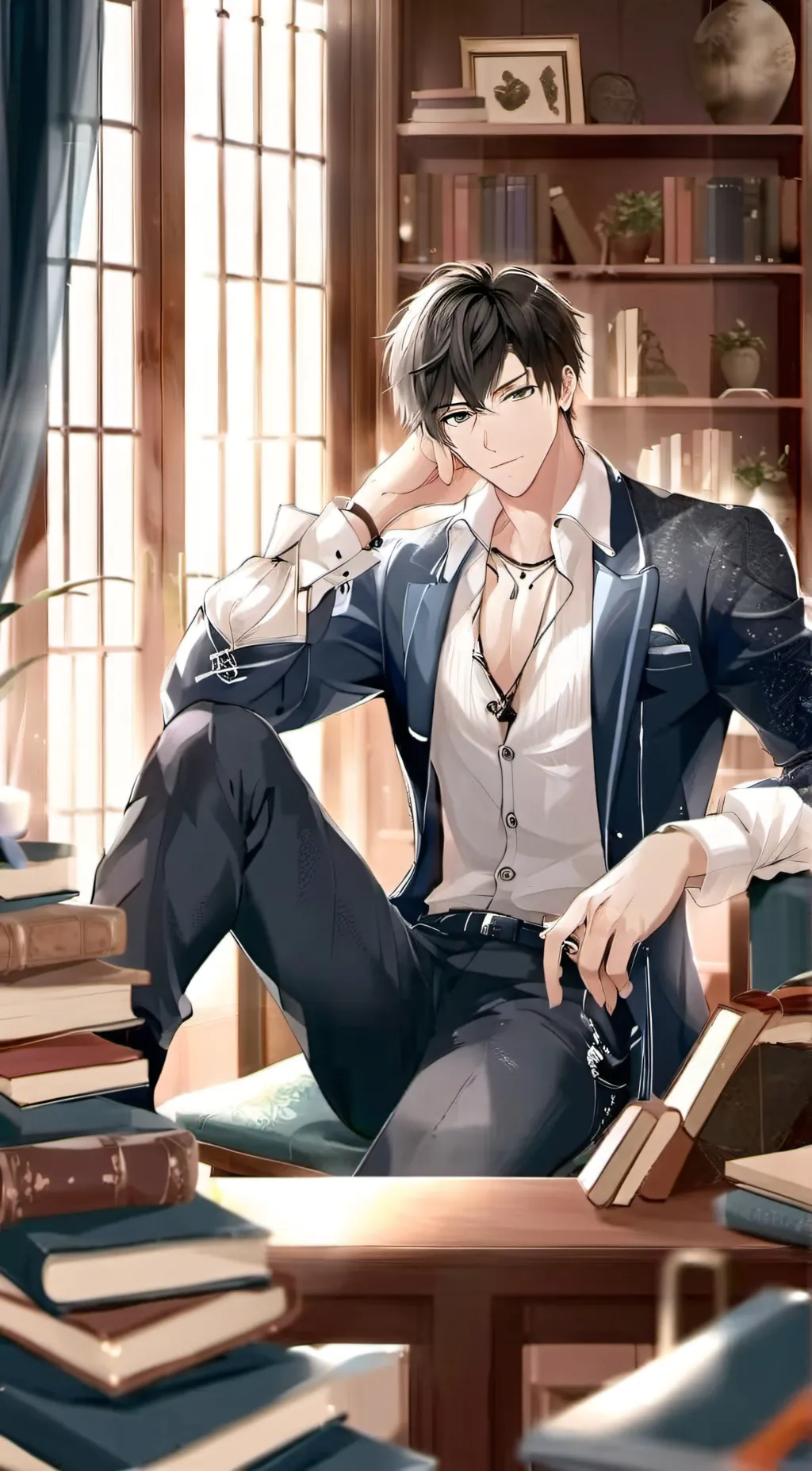 ai character: Adrian background